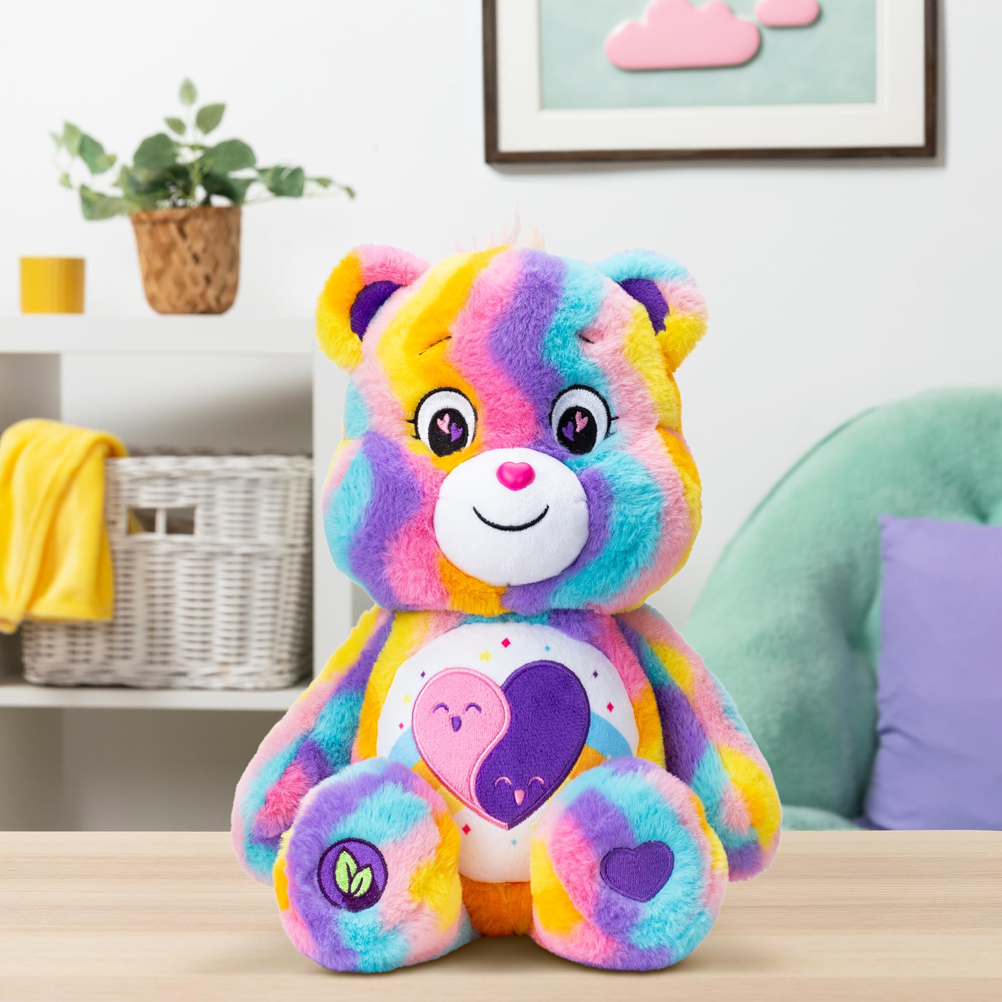 Care Bears Friend Forever Bear - 35cm Eco-Friendly Plush Toy for Kids 9