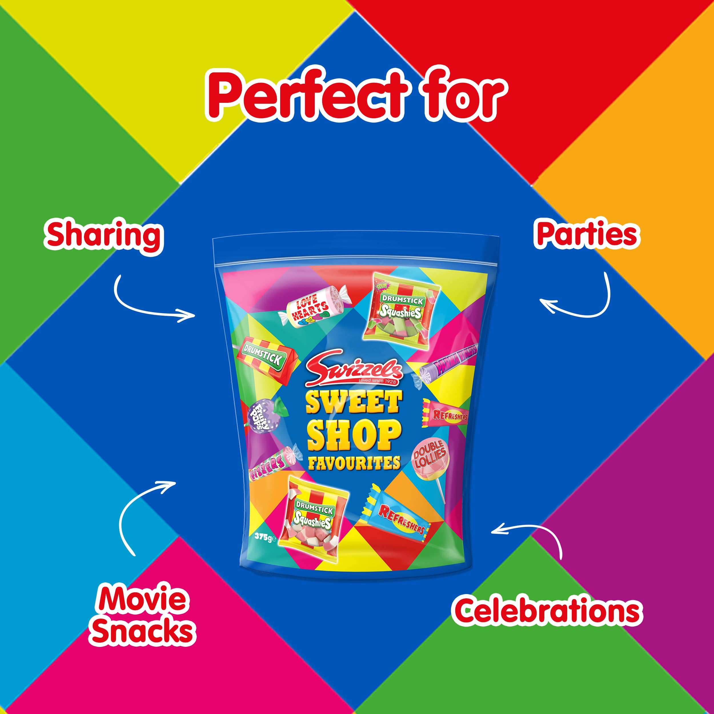 Swizzels Sweet Shop Favourites Pouch, 375g 3