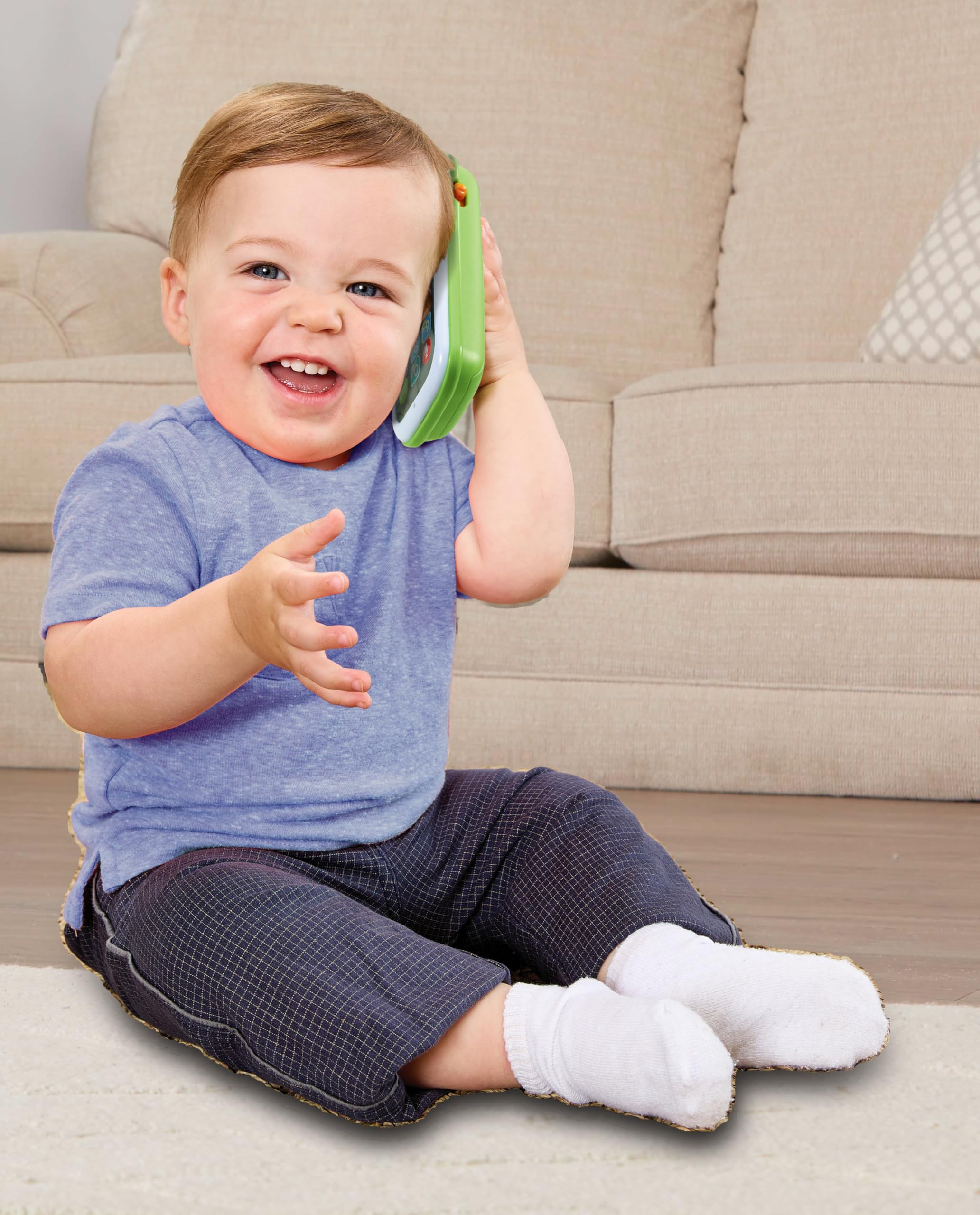 LeapFrog Scout's Ring & Record Learning Phone - Interactive Educational Toy for Toddlers 6m+ 7