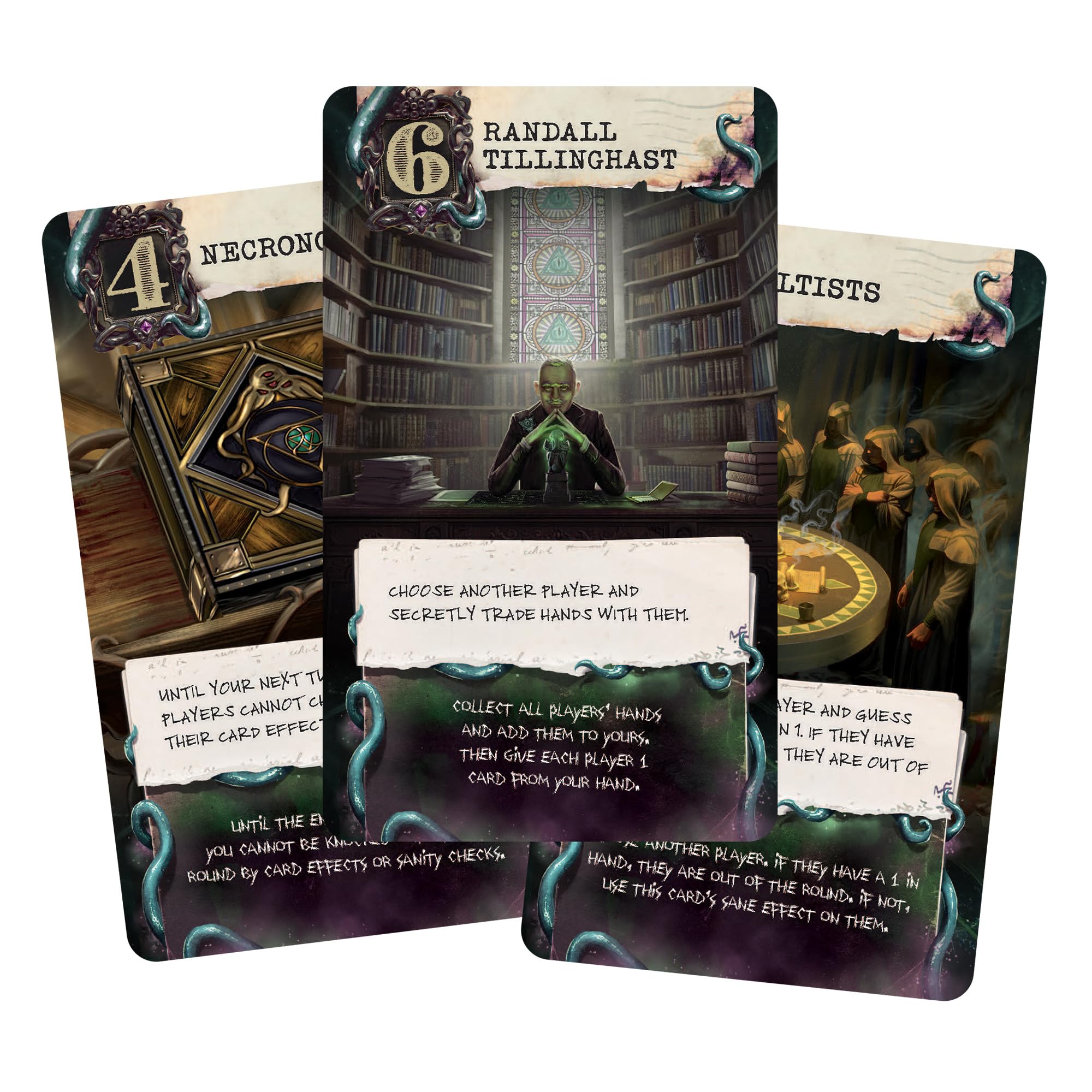Z-Man Games Arkham Horror: The Lovecraft Letter Card Game 4
