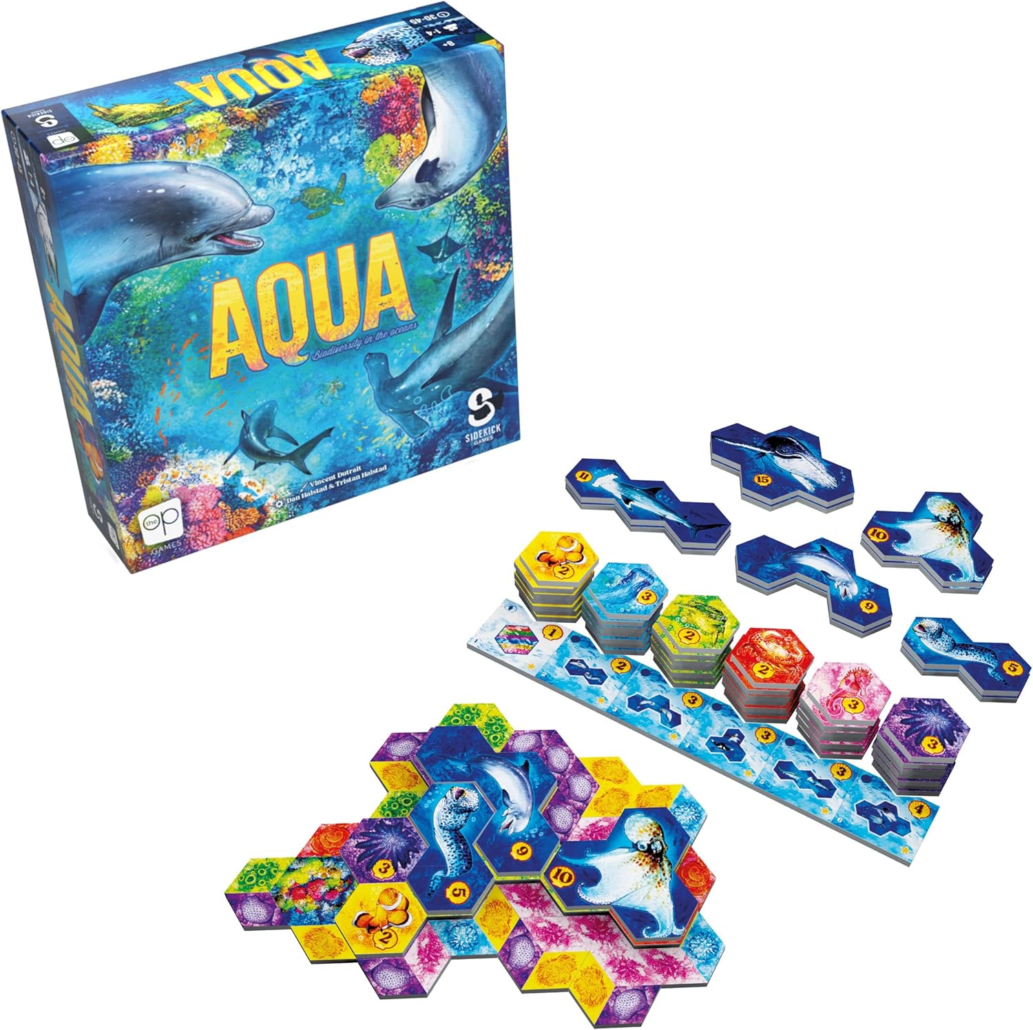 USAopoly Aqua Board Game with Art by Vincent Dutrait 5