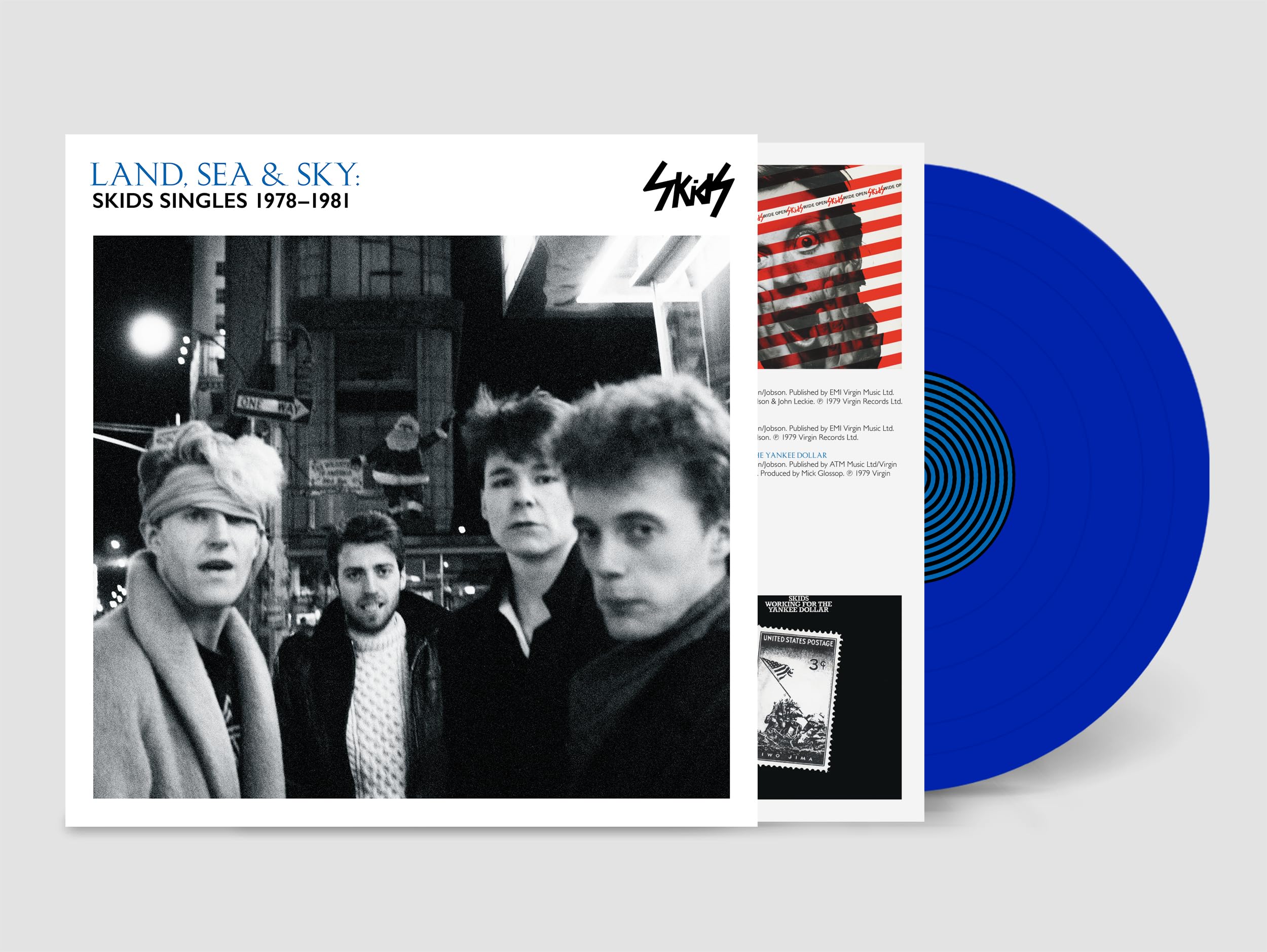 Skids - Land, Sea &amp; Sky: Skids Singles 1978-1981 [VINYL] Saltire Blue