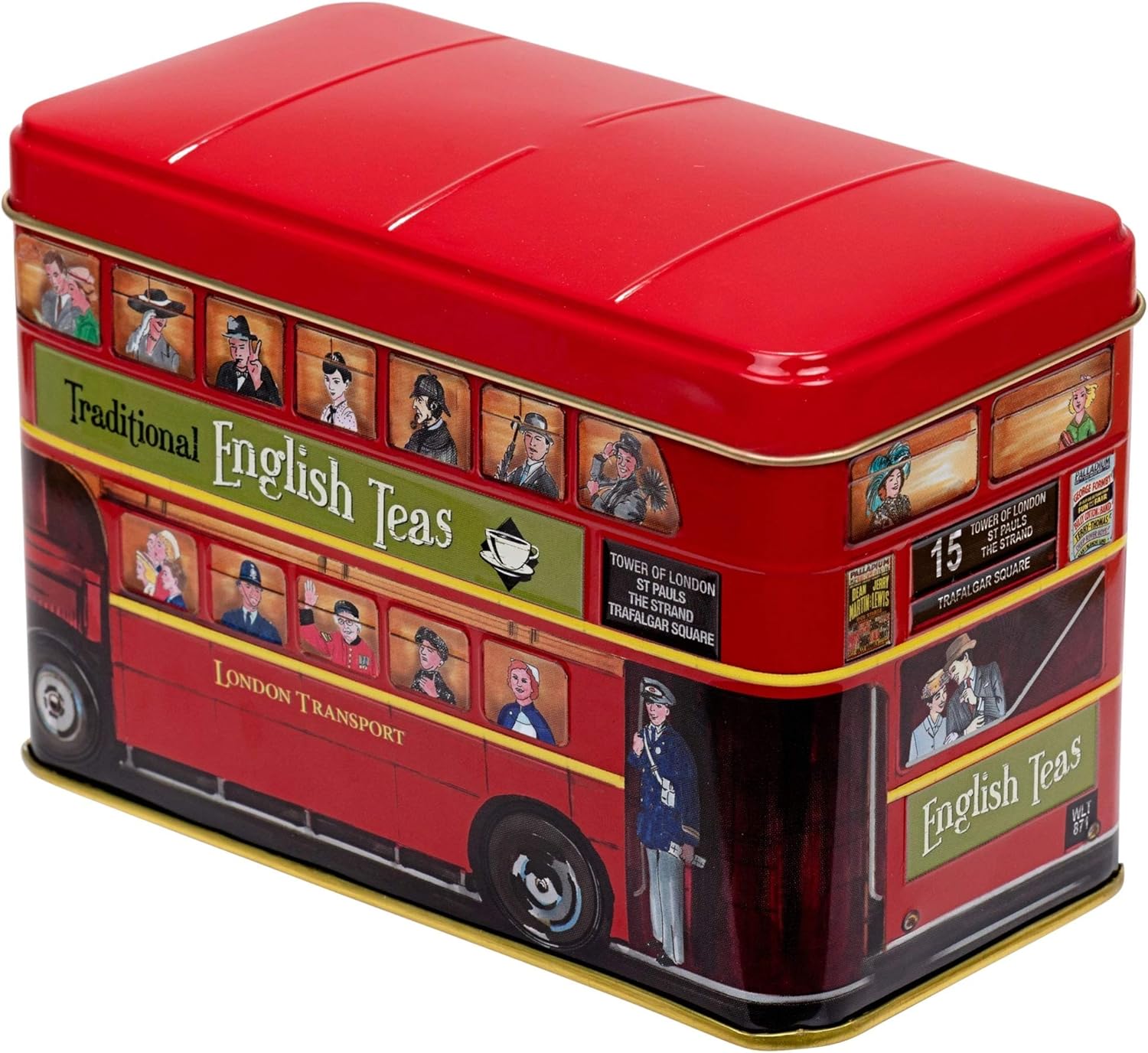 New English Teas London Bus Tea Tin with 25 English Breakfast Teabags 6