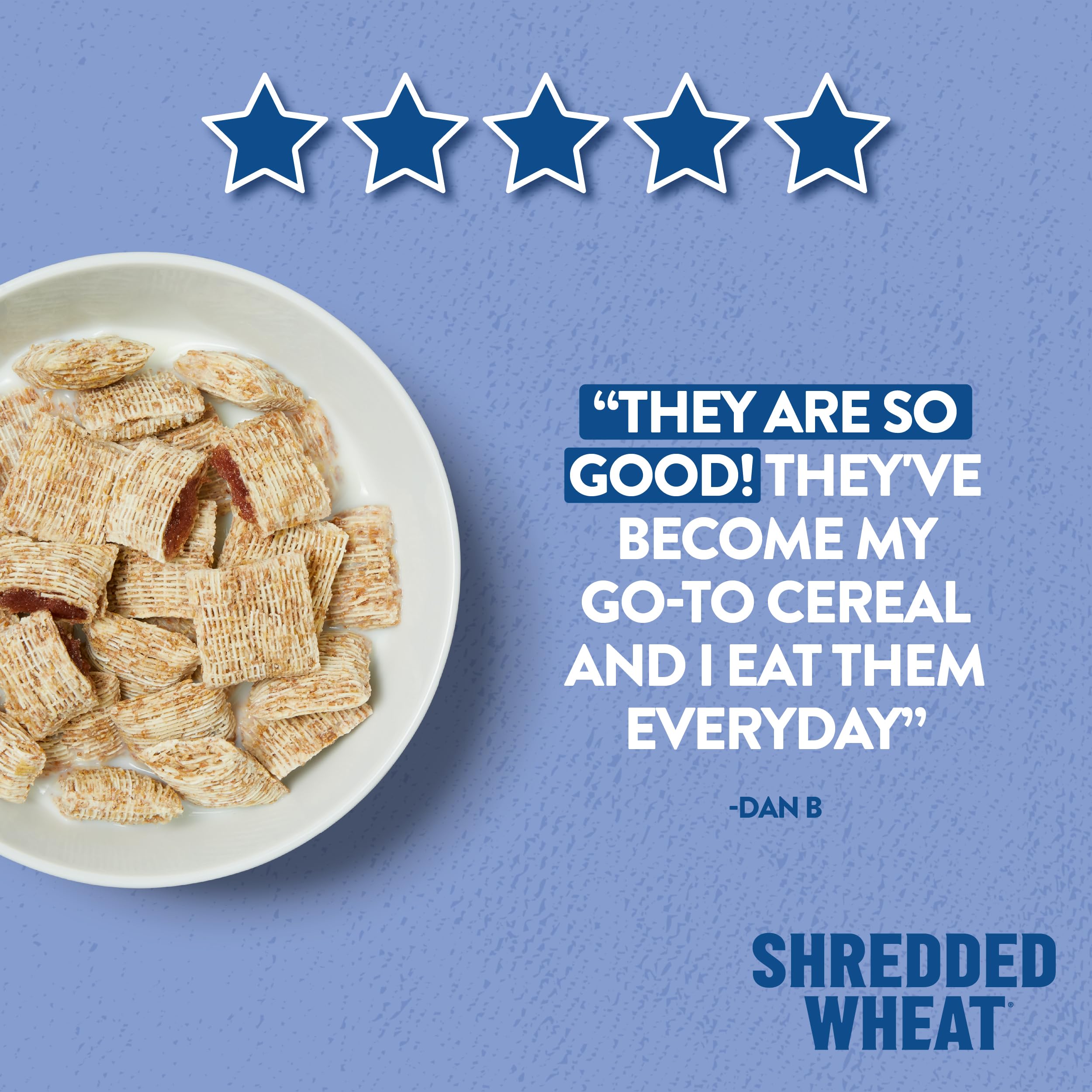 Nestlé Shredded Wheat Bitesize Blueberry Wheats Cereal, 450g 3