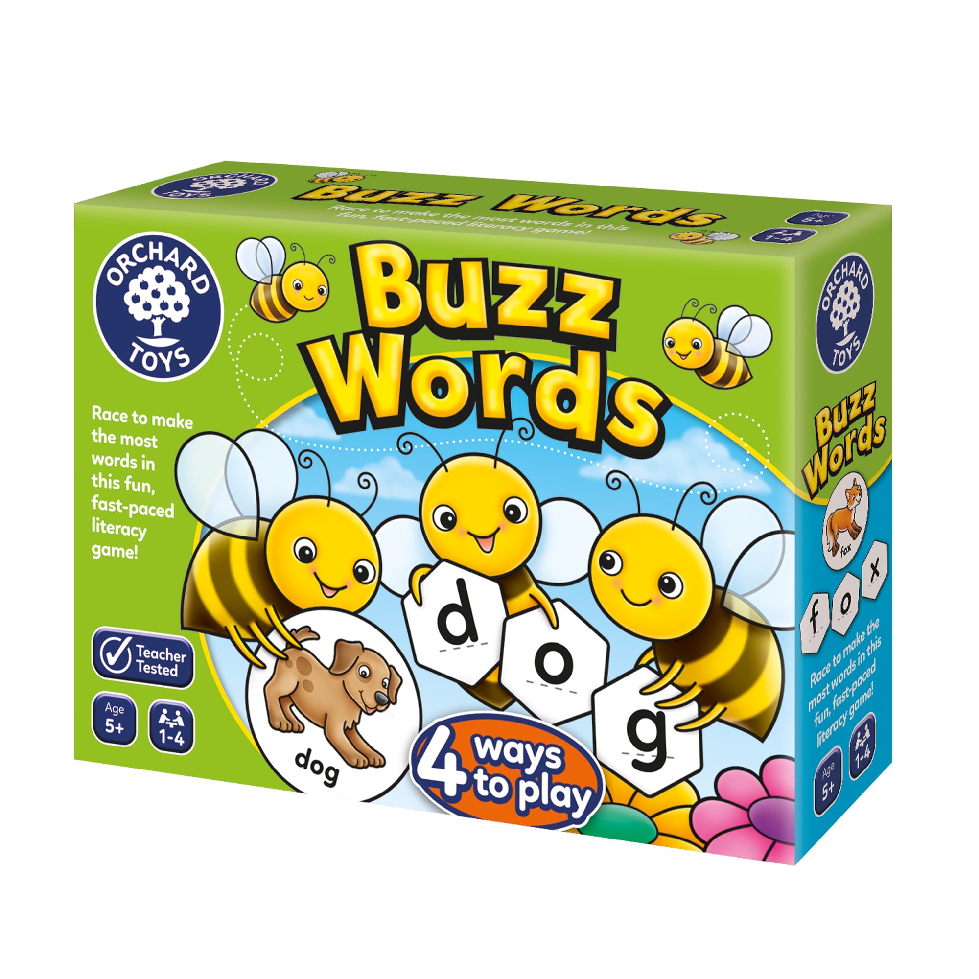 Orchard Toys Buzz Words Educational Literacy Board Game with 4 Ways to Play 8