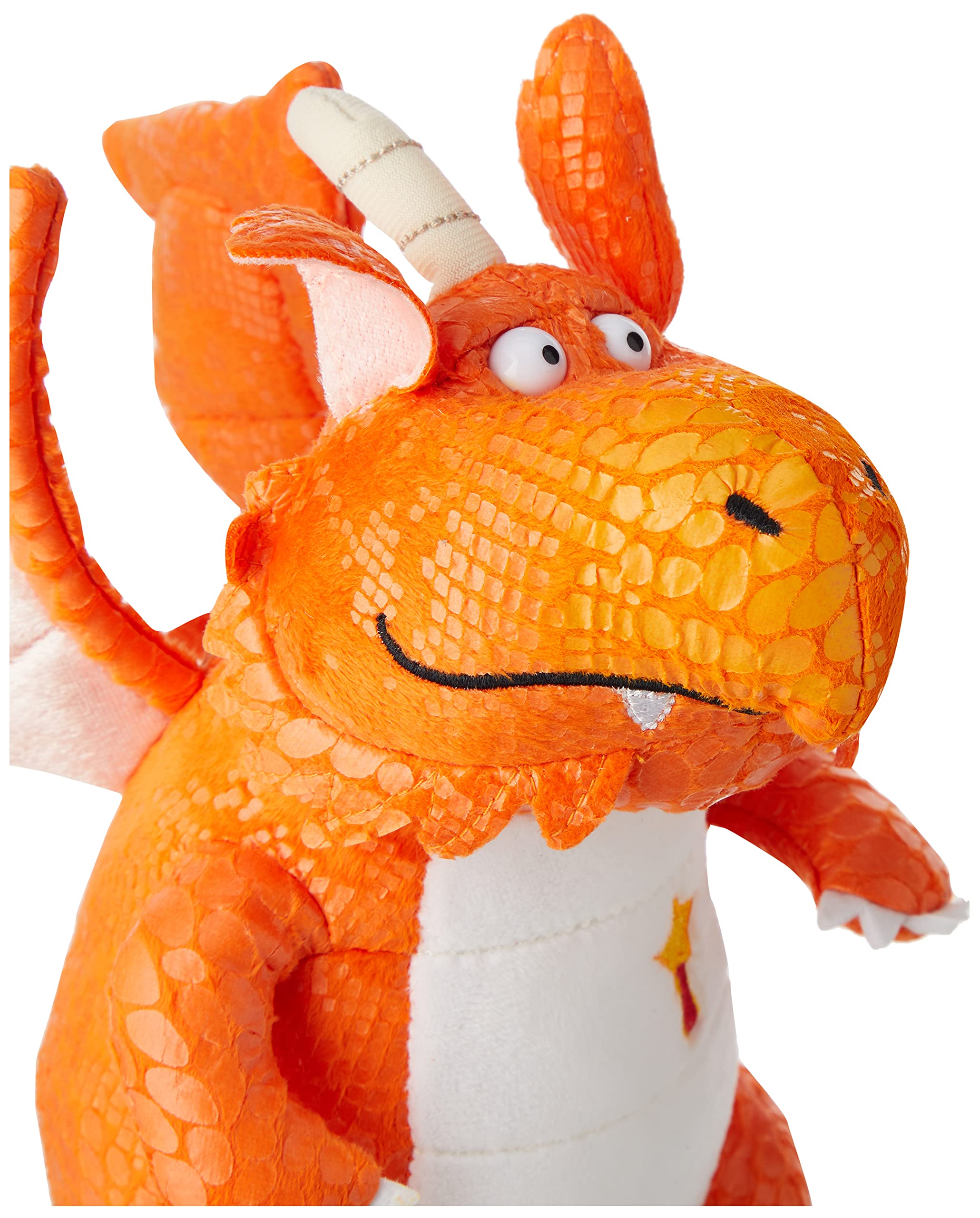 Zog the Dragon Plush Soft Toy - Official Julia Donaldson Licensed, Orange & White 8