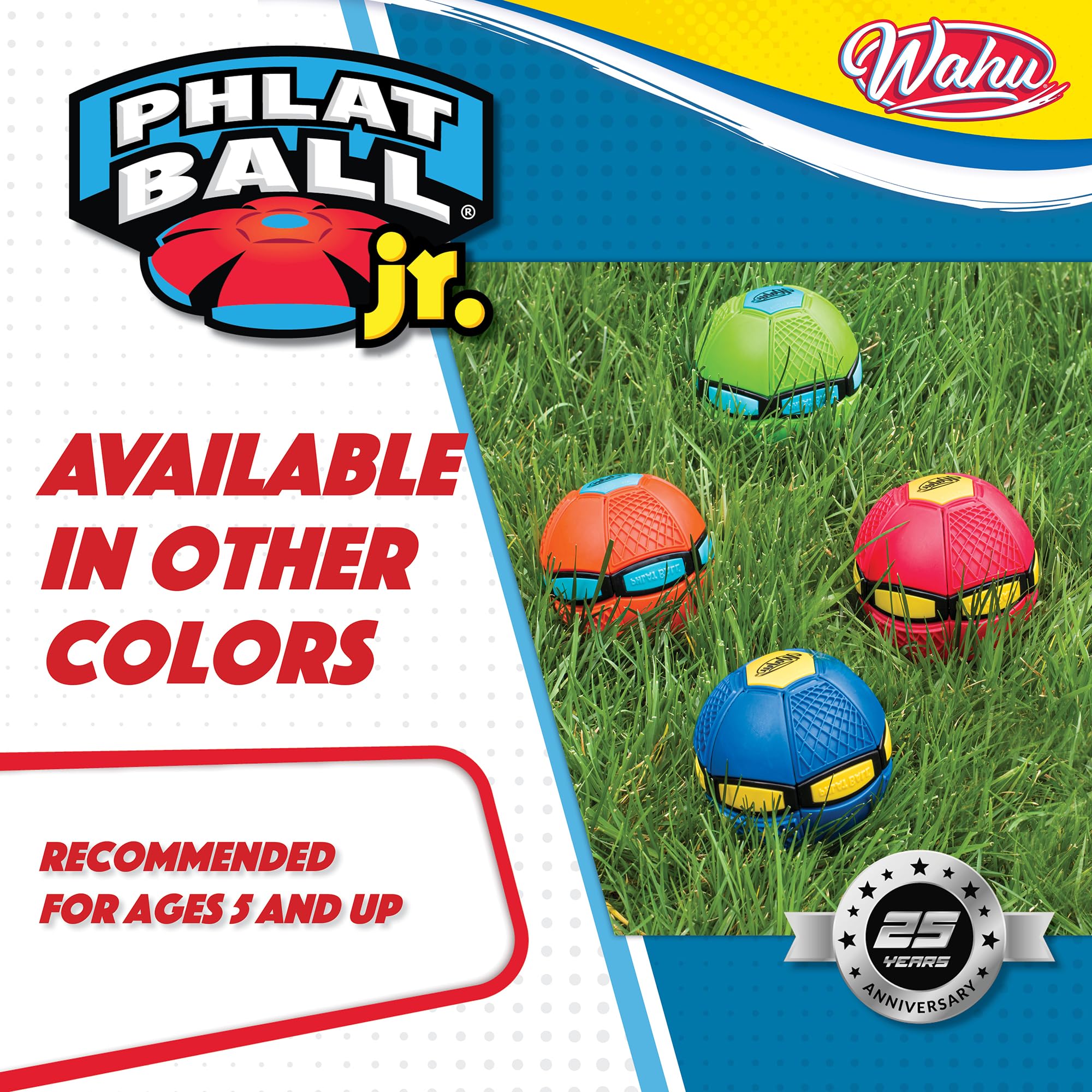 Wahu Phlat Ball Junior - Transforming Disc to Ball Toy for Kids Ages 6+ 14