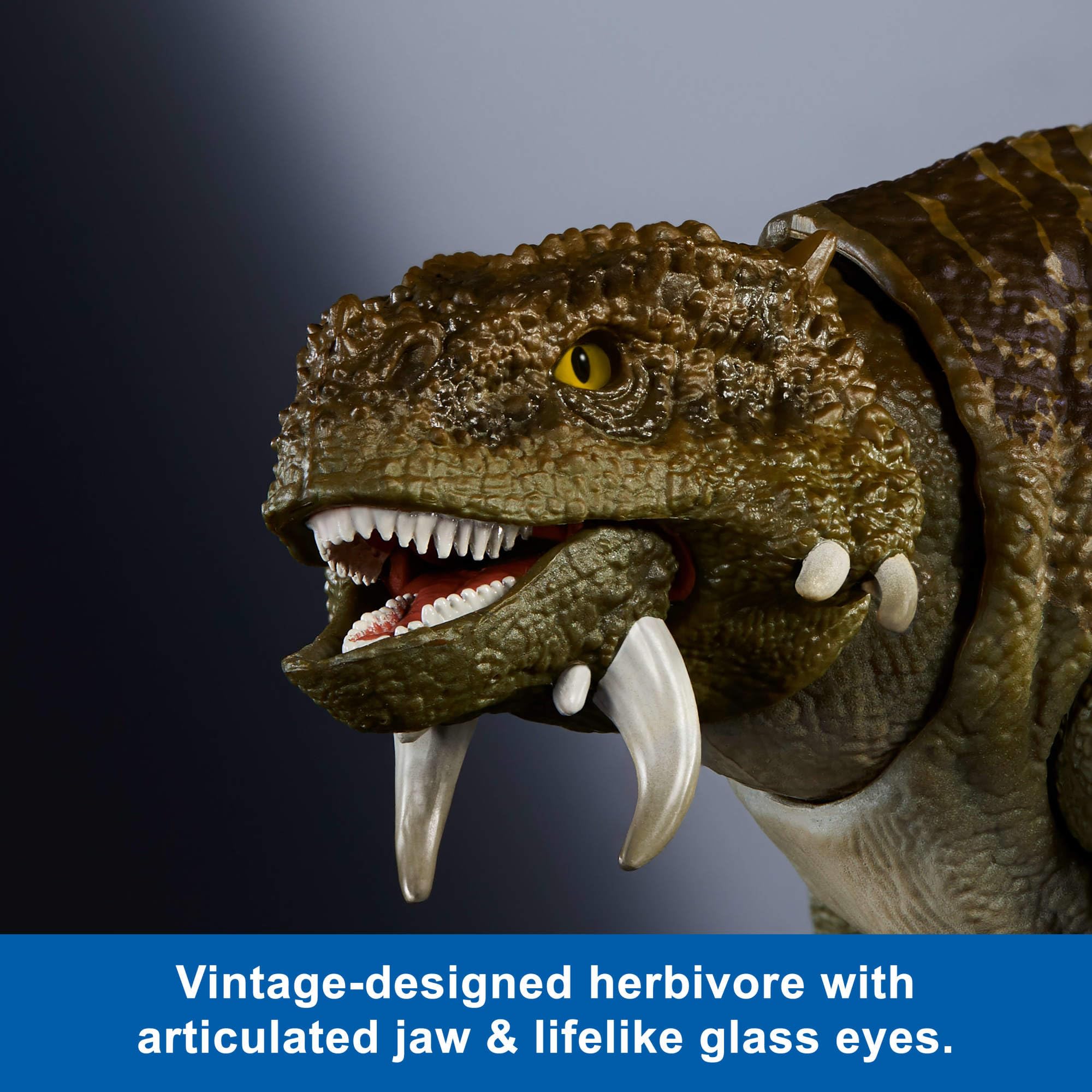 Mattel Hammond Collection Scutosaurus Dinosaur Action Figure | 14 Points of Movement | Glass Eyes 3