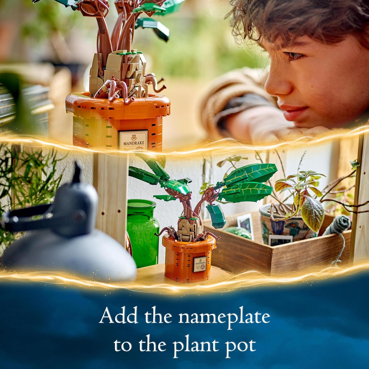 LEGO Harry Potter Mandrake Plant Toy - Buildable Magical Creature Display Set for Ages 10+ 6