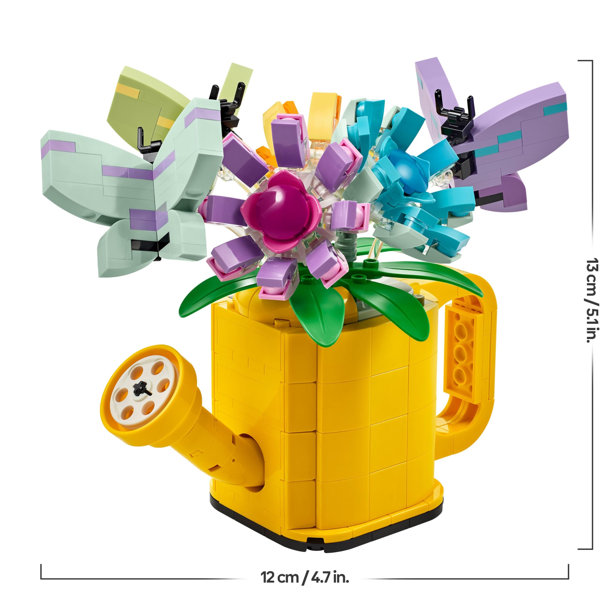 LEGO Creator 3in1 Flowers in Watering Can - Building Set for Kids 8+ 9
