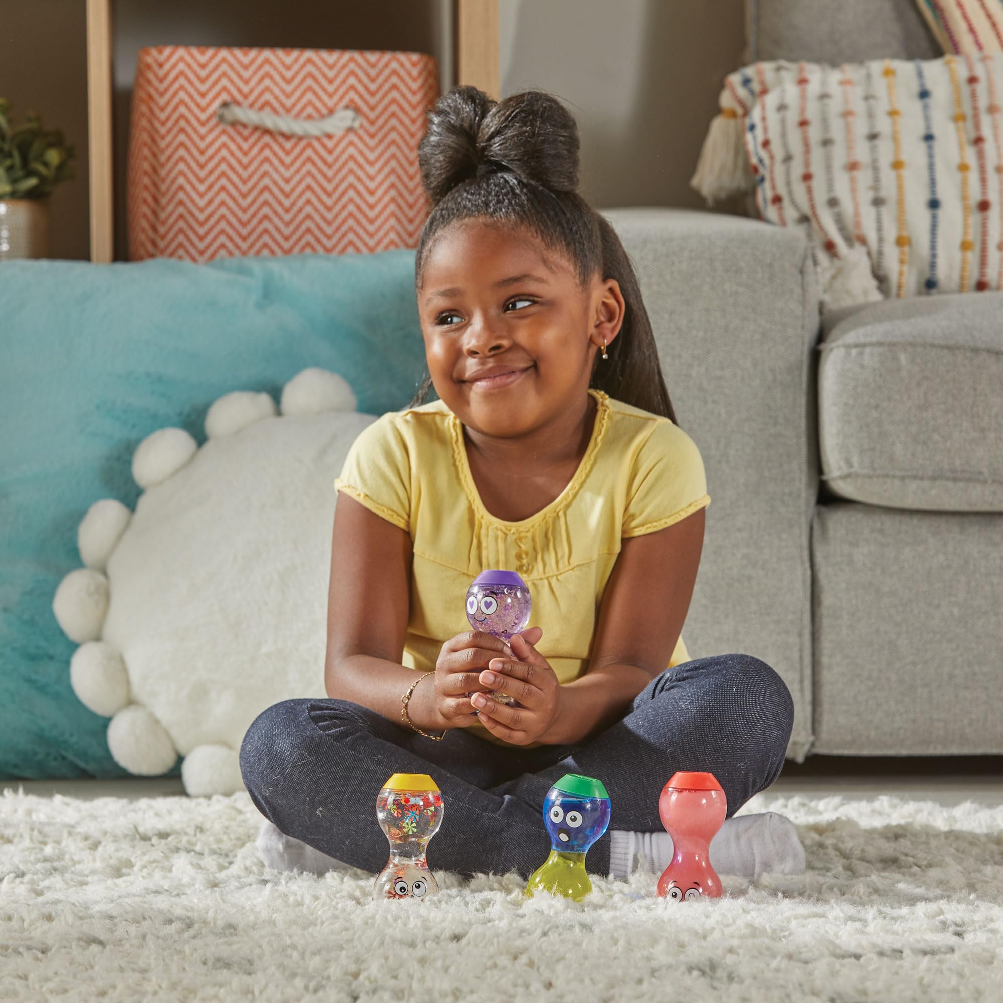 Learning Resources Express Your Feelings Sensory Bottles - Embarrassed, Silly, Surprised, Loved 8