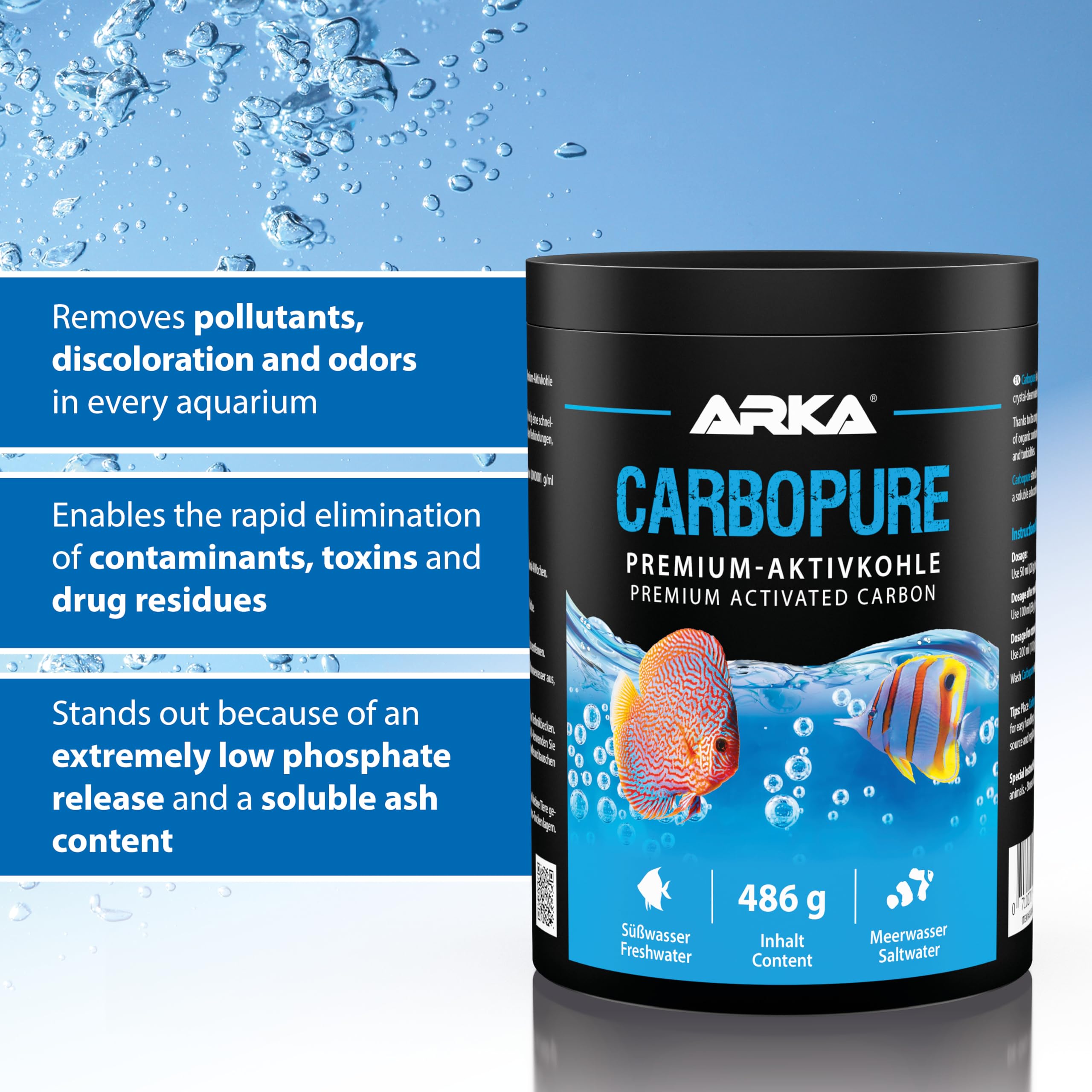 ARKA Carbopure Activated Carbon - Water Polishing & Toxin Removal | 243g Pellets 4