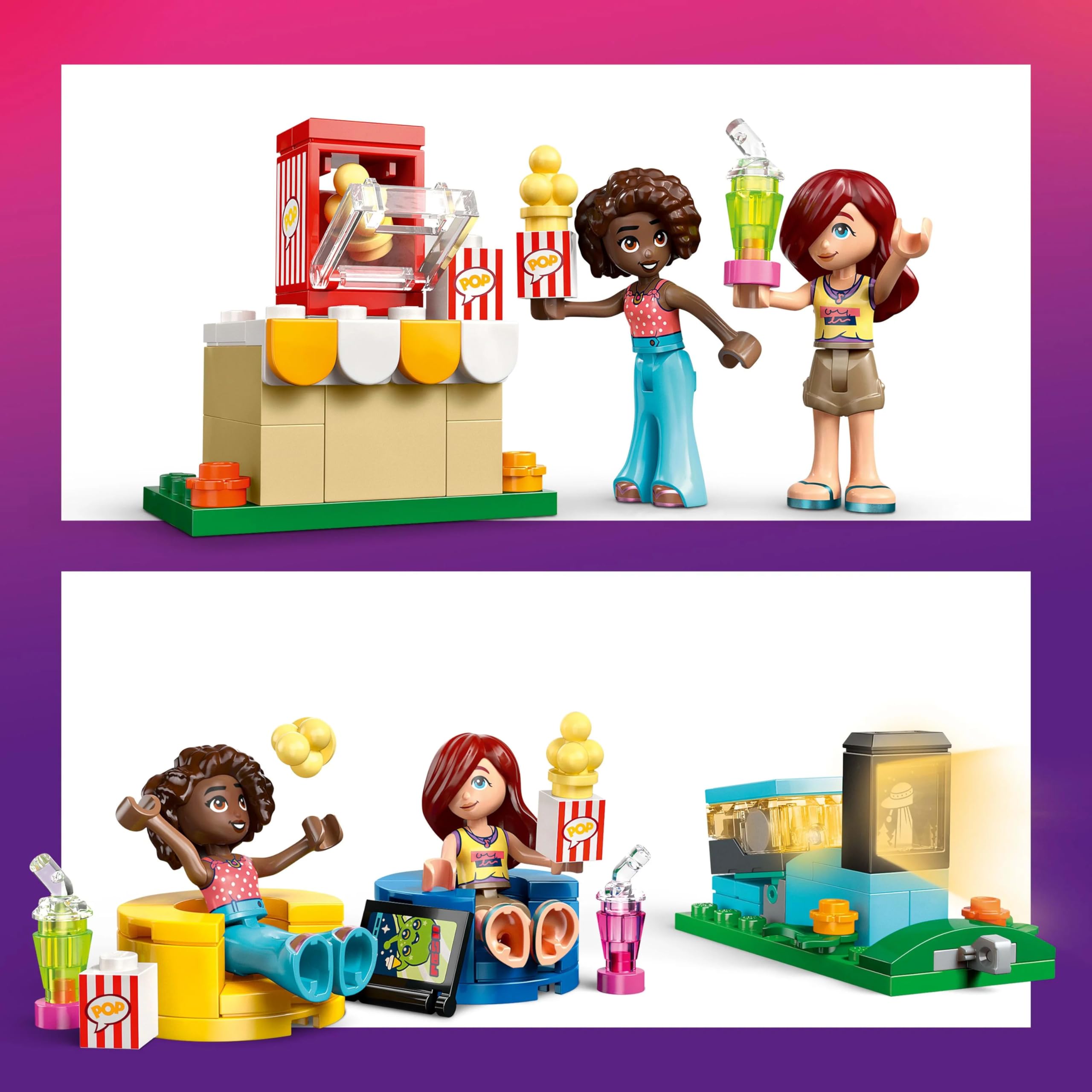 LEGO Friends Friendship Movie Night Playset - Light-Up Projector & 2 Mini Dolls for 6+ Year Olds 12