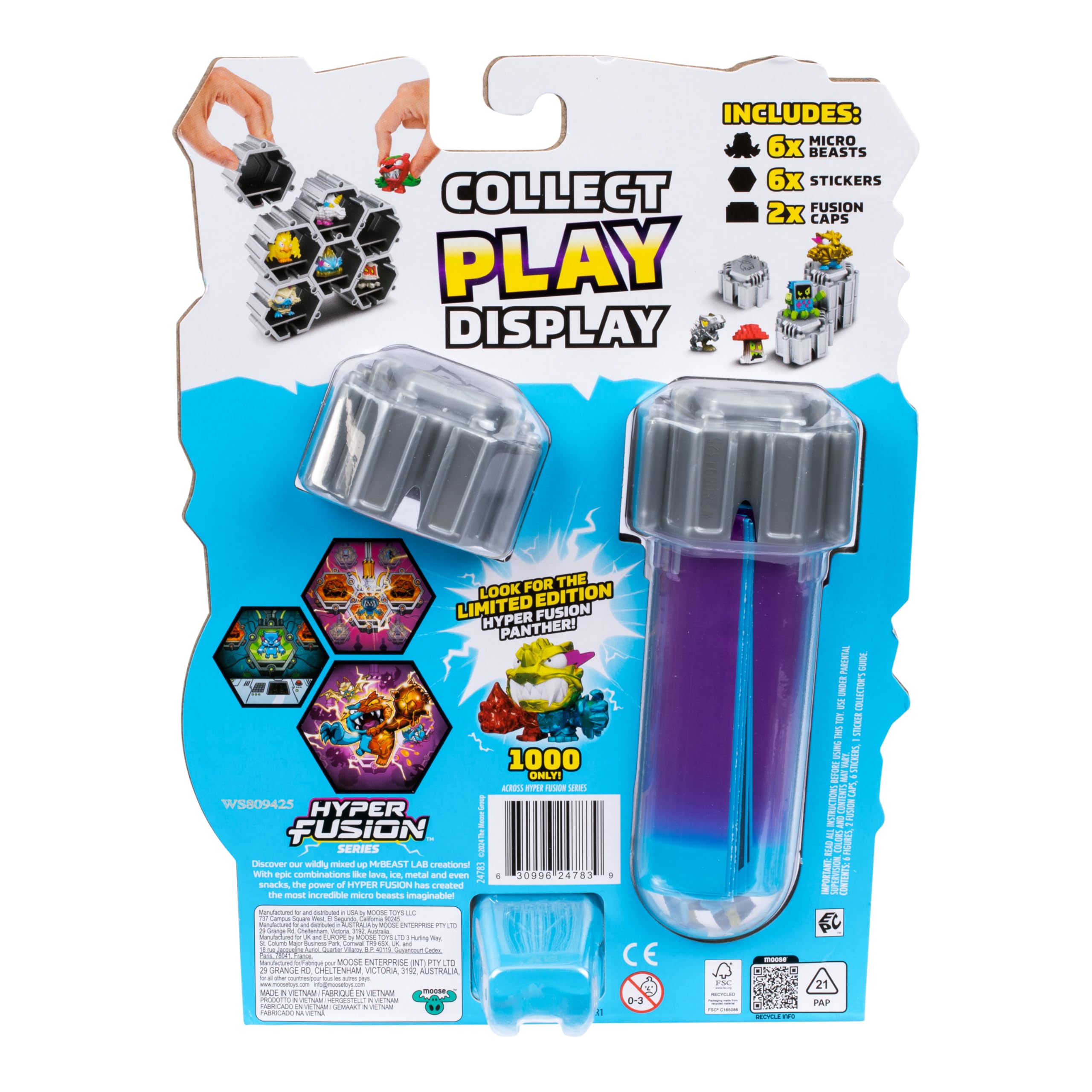 MrBeast Lab Swarms Hyper Fusion Series - 100+ Unique Micro Beasts Collectible Set 5