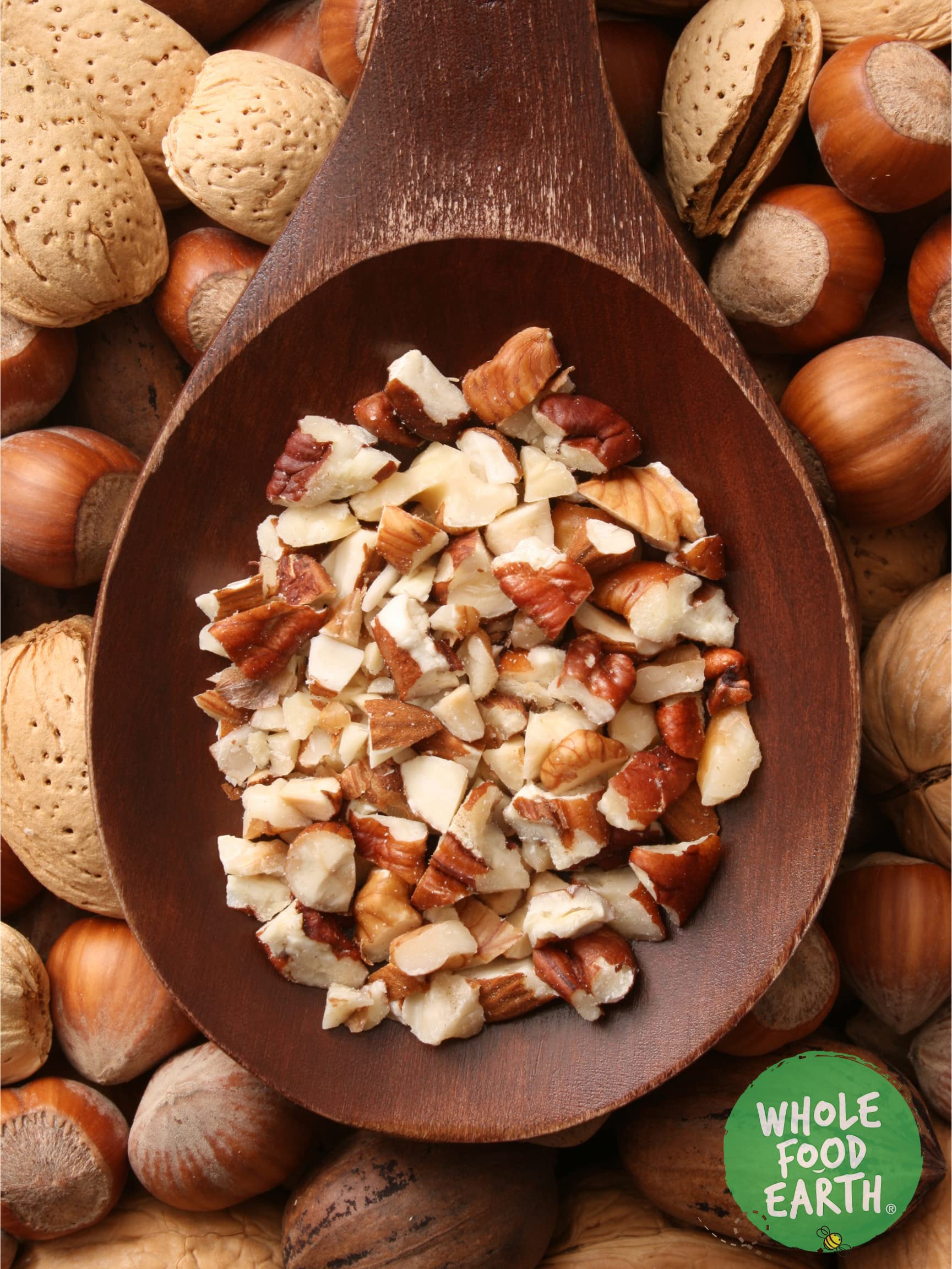 Wholefood Earth Mixed Chopped Nuts 1 kg | GMO Free | Vegan | Natural Source of Protein & Fibre 9