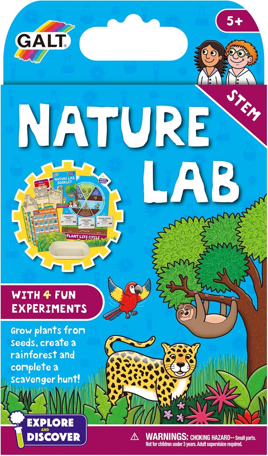Galt Nature Lab Science Kit - Educational Plant Growing STEM Activity for Kids 5-10 Years 4