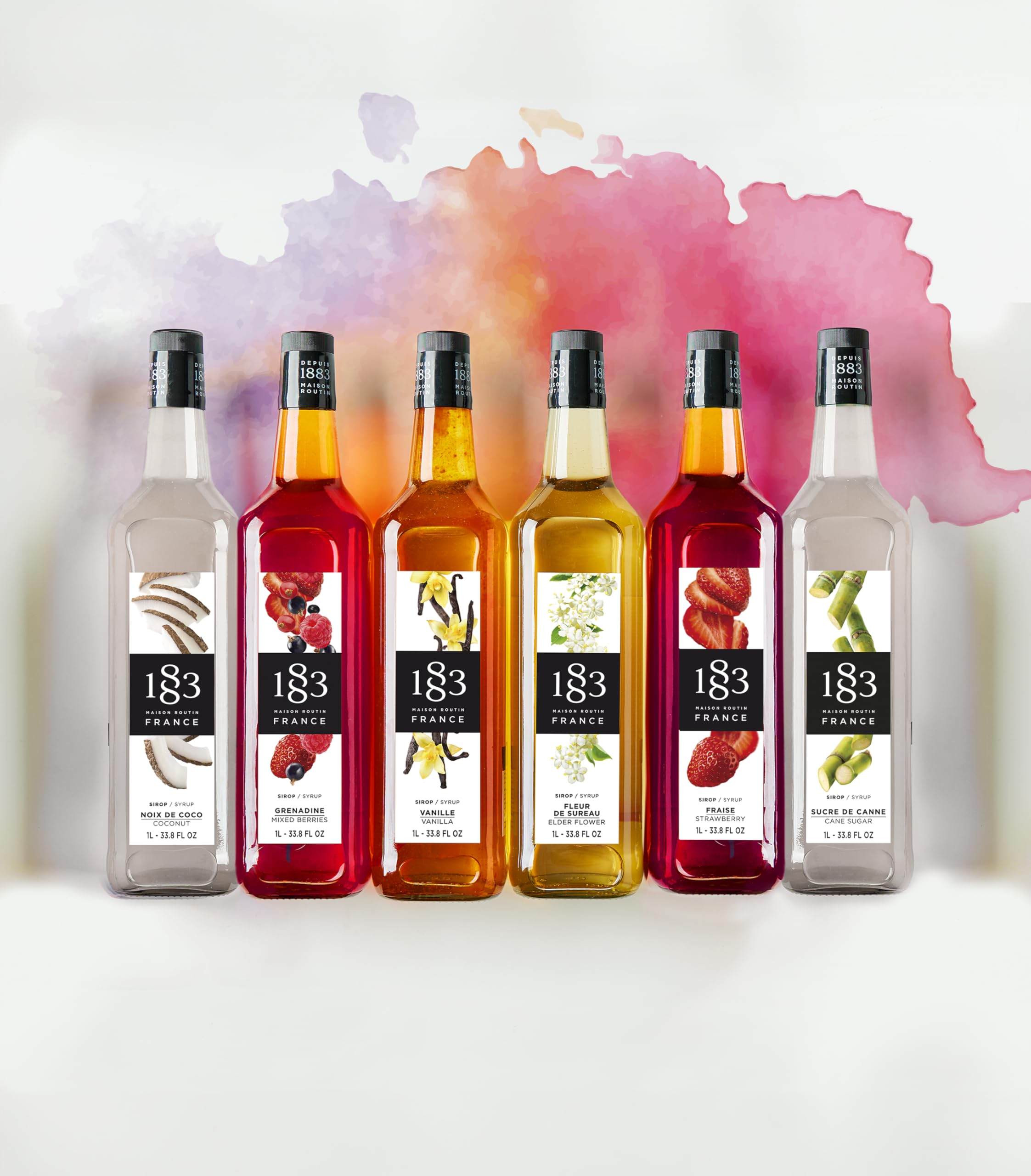 1883 MAISON ROUTIN Vanilla Syrup - Intense Bourbon Aroma | 1 L PET Bottle 3