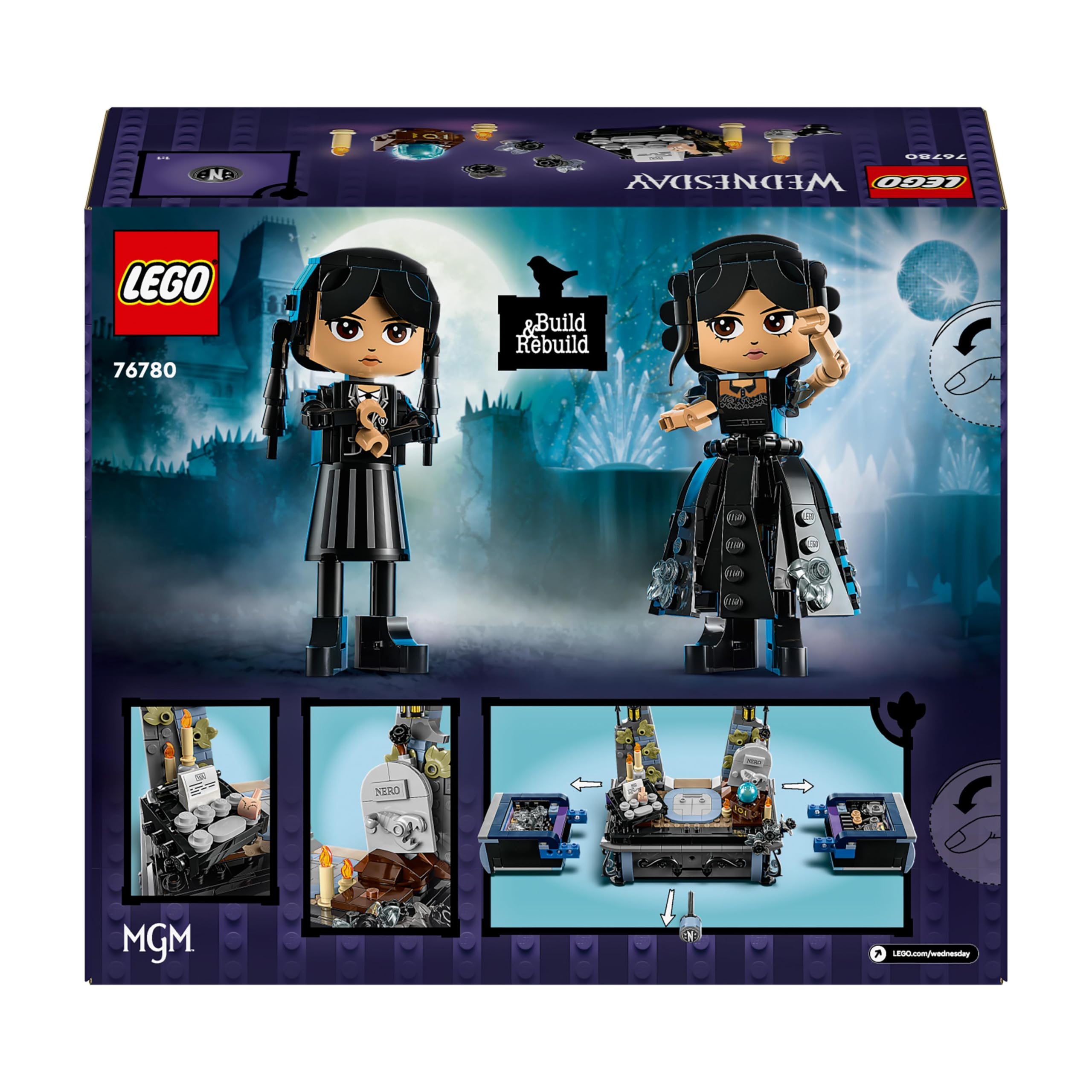 LEGO Wednesday Addams Figure Set - Posable Collectible Building Toy for Kids 10+ 8