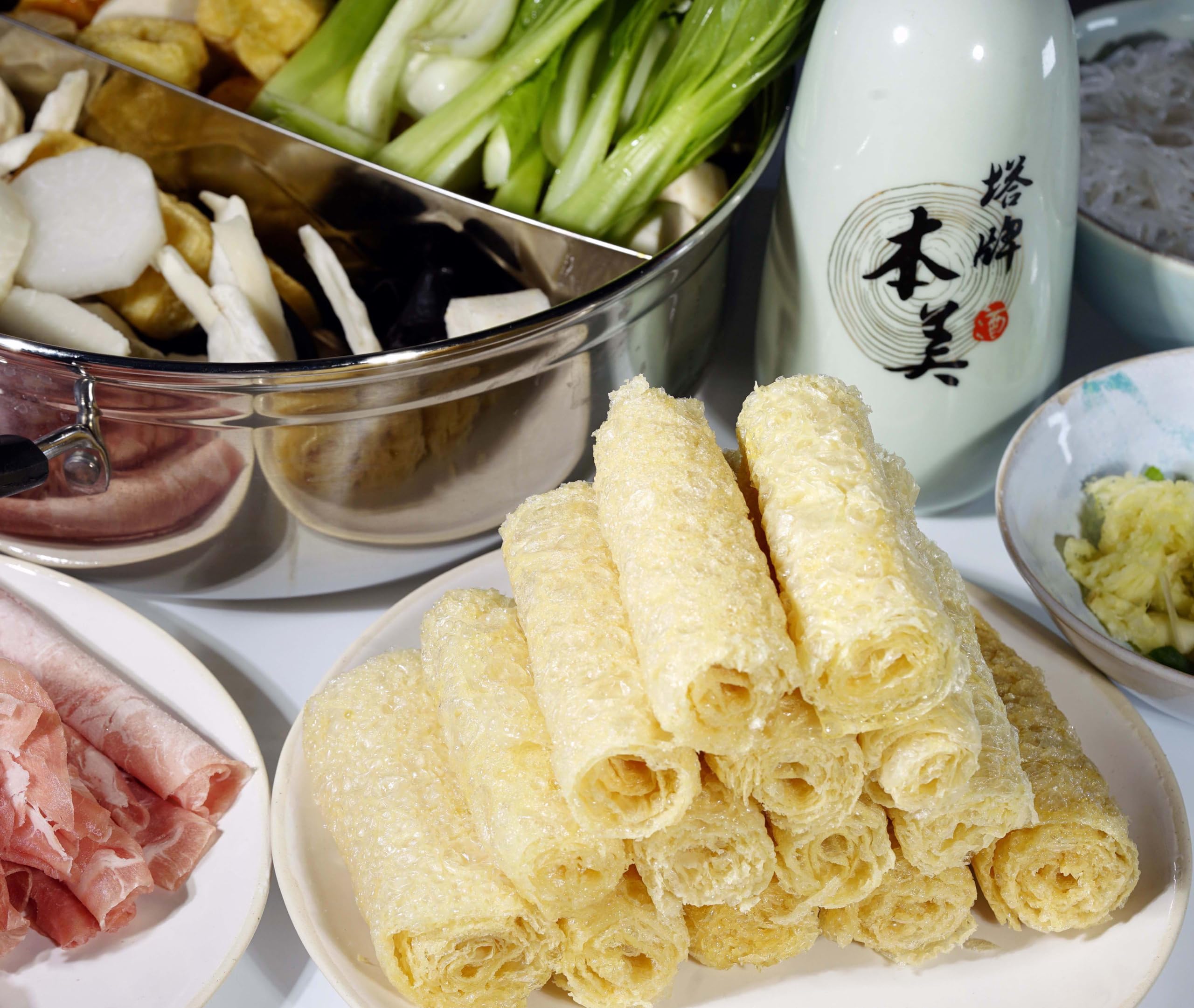 Emma Basic Crispy Bean Curd Roll - Soy Beancurd Snack, Gluten-Free, Vegan, Non-GMO, Ideal for Hot Pot & Soups 4