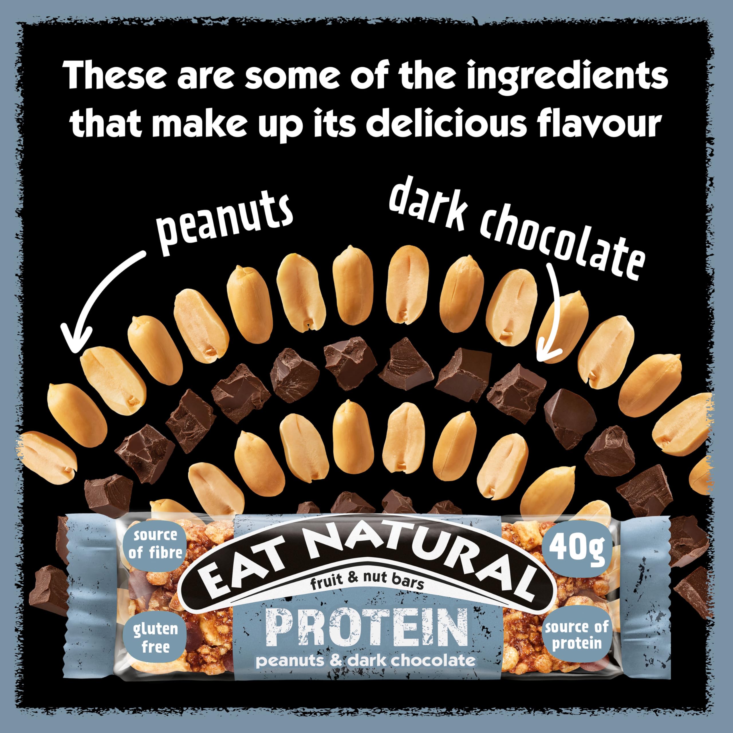 Eat Natural - Protein Packed Peanuts & Dark Chocolate Bar (20 x 40g) 5