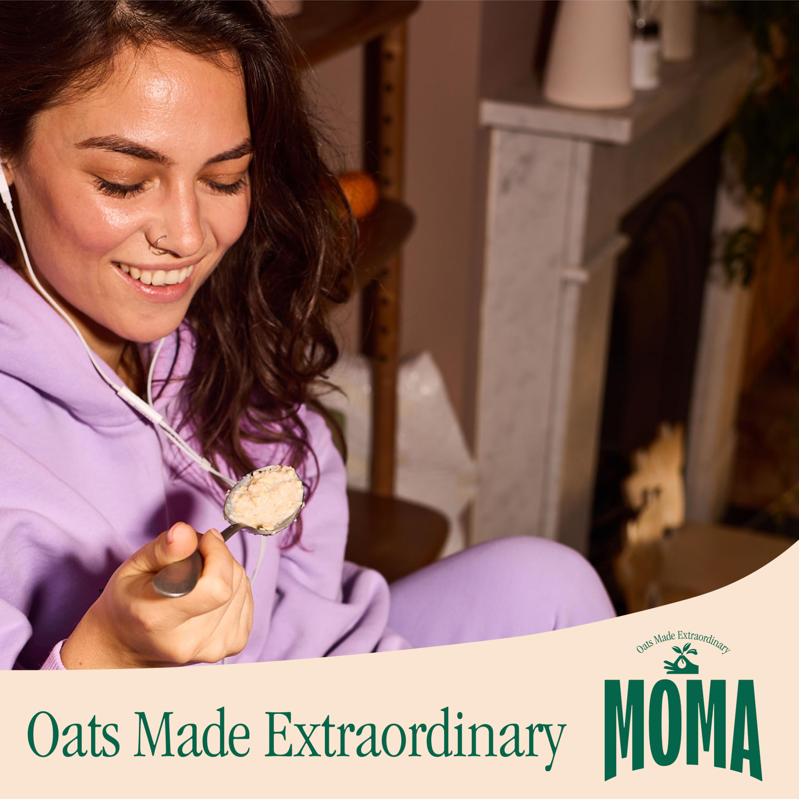 MOMA Porridge Sachets Cranberry & Raisin - Box of 5 x 70g - Gluten Free, High Fibre, Source of Protein 8