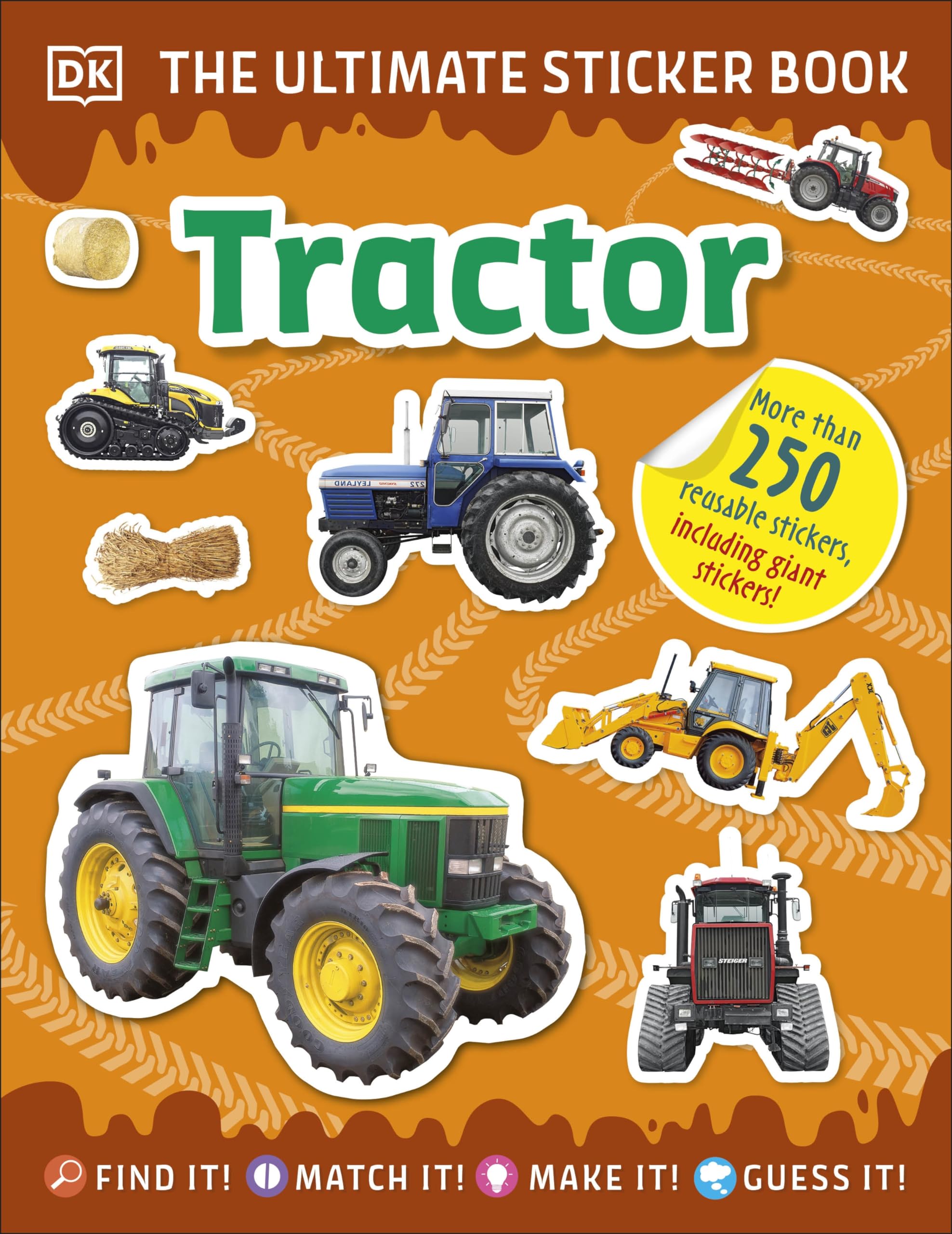 DK Ultimate Sticker Book Tractor | Over 250 Reusable Stickers | Ages 2-3 1