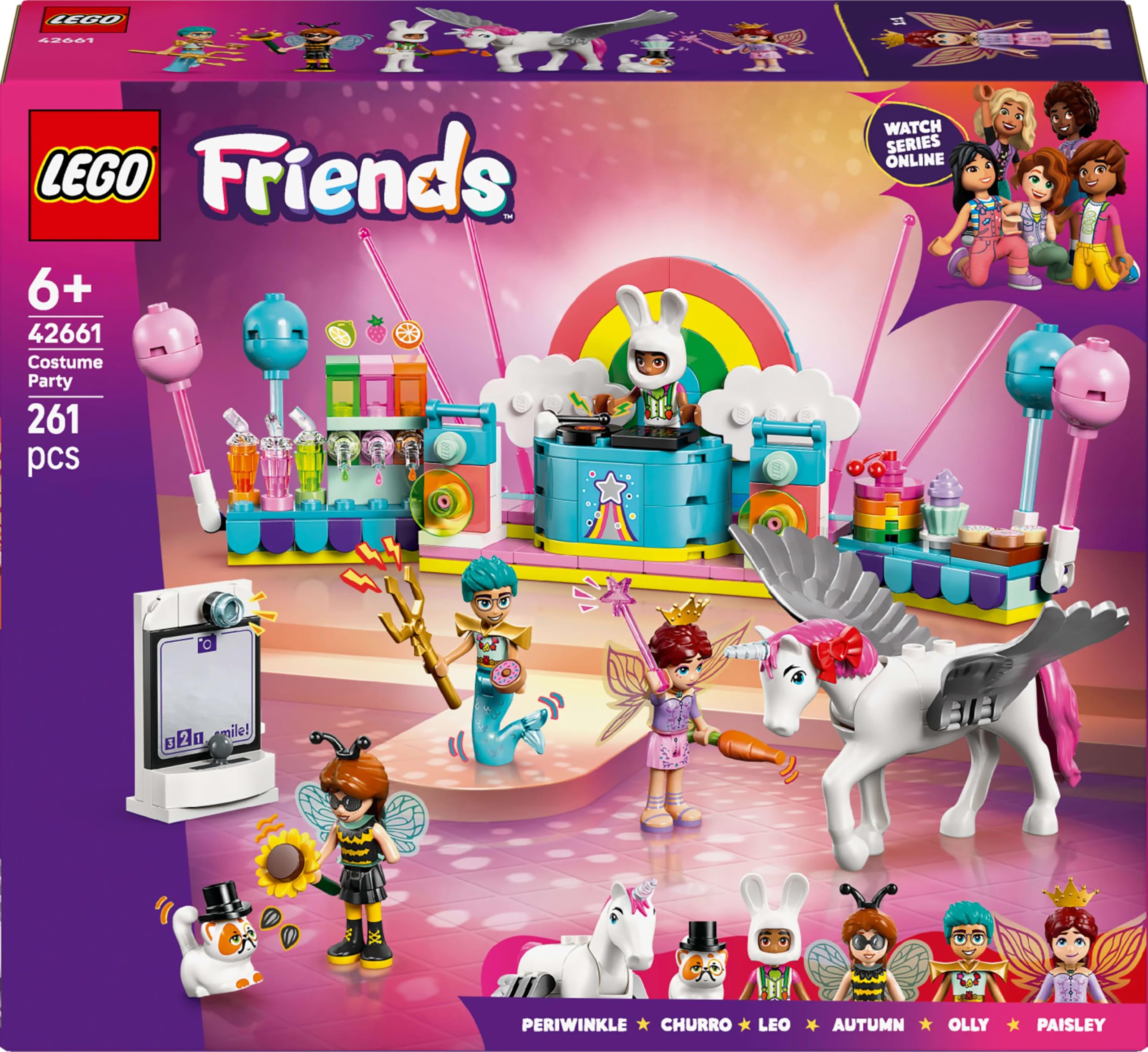 LEGO Friends Costume Party with Unicorn & Fairy - Building Playset for 6+ Year Olds 5