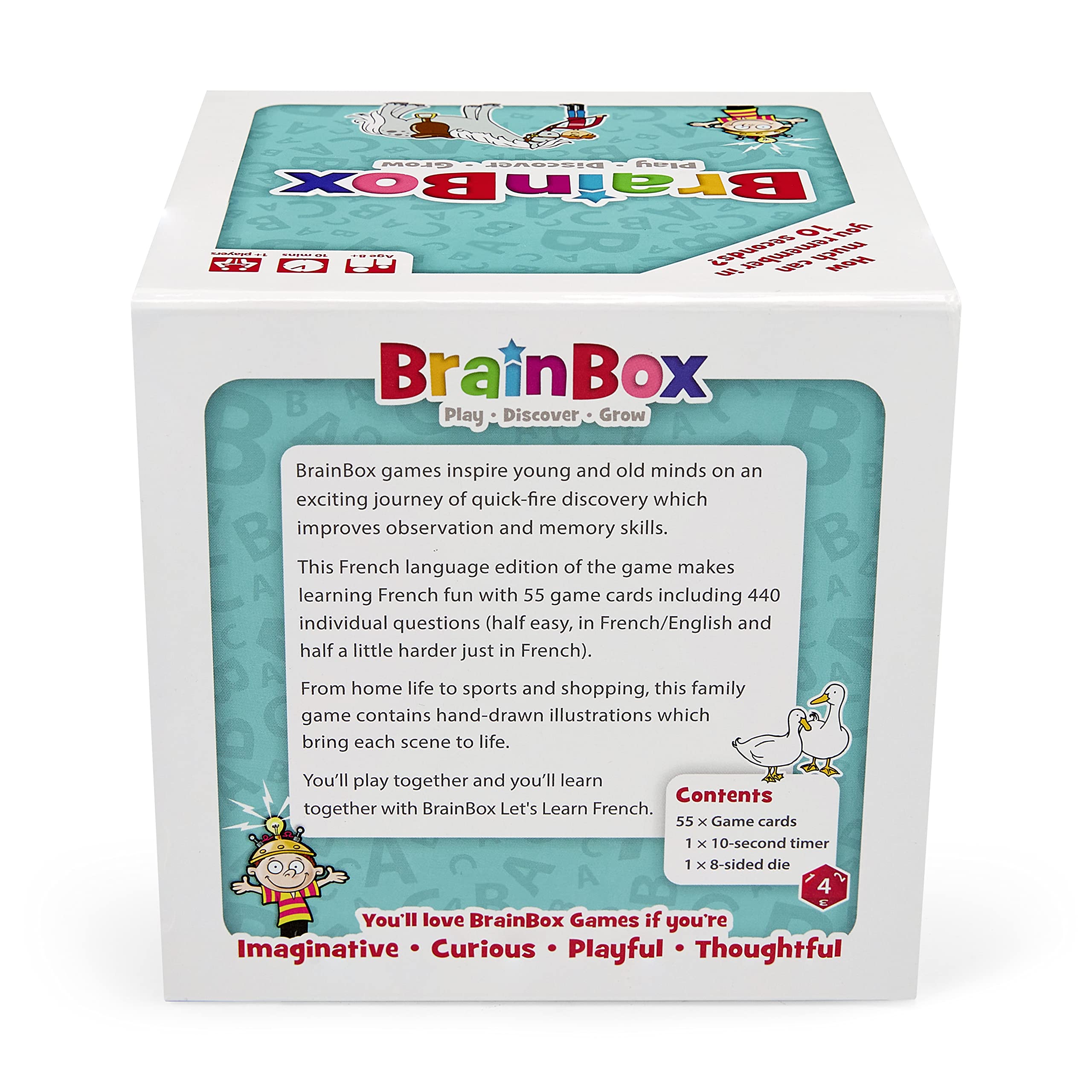 BrainBox Let's Learn French (2022) Card Game 9