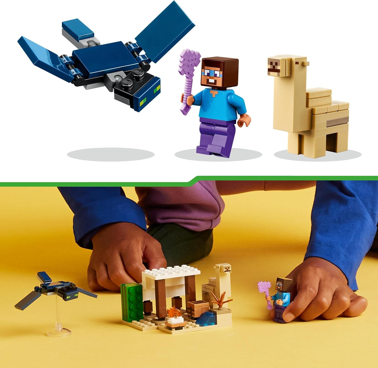 LEGO Minecraft Steve's Desert Expedition Building Set - Action Figure Playset for Kids 6+ 5