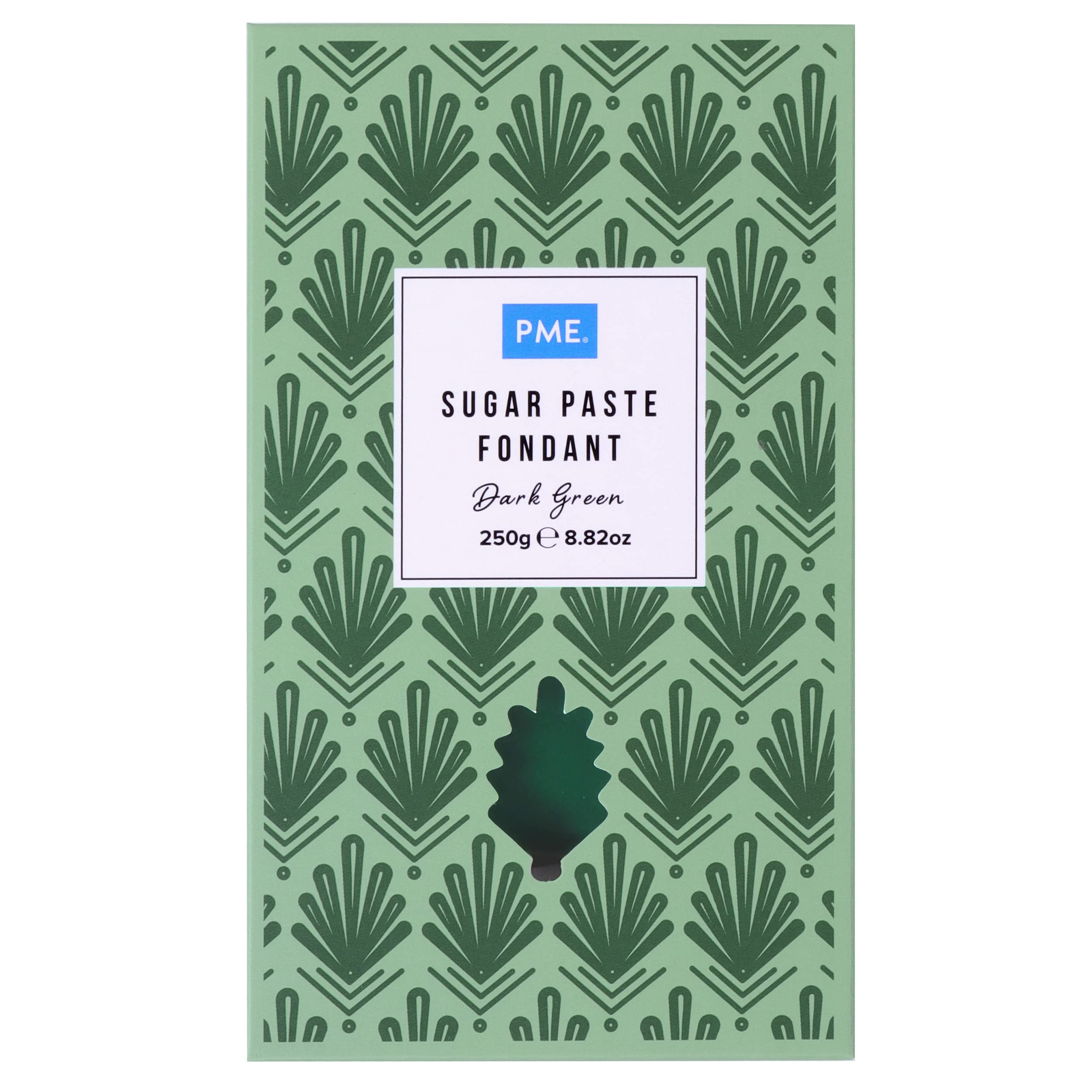 PME Sugar Paste Fondant - Dark Green | 250g | Thermo-Tech Ready