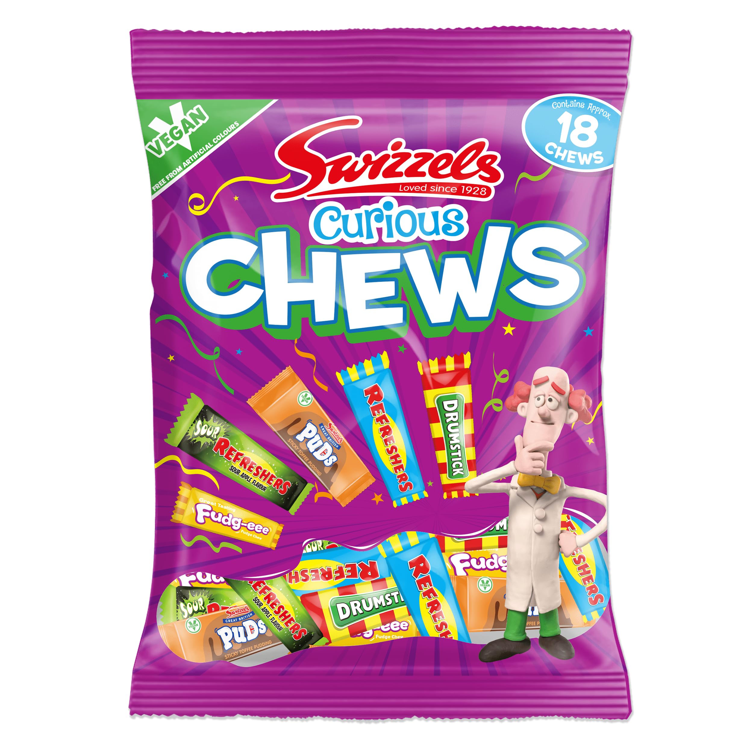 Swizzels Curious Chews 171g, White