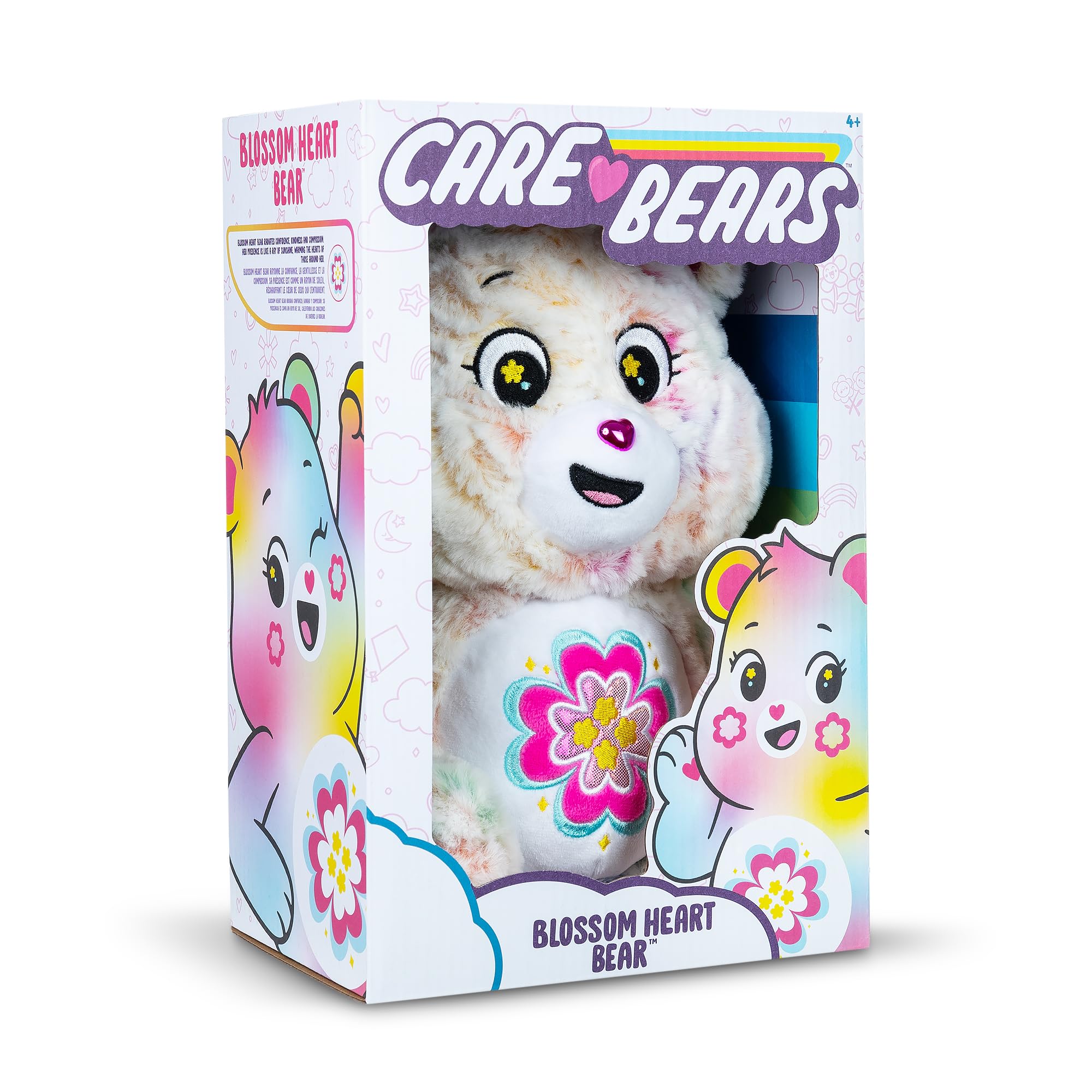 Basic Fun Care Bears Blossom Heart Bear Medium Plush - 35cm Eco-Friendly Stuffed Toy 2