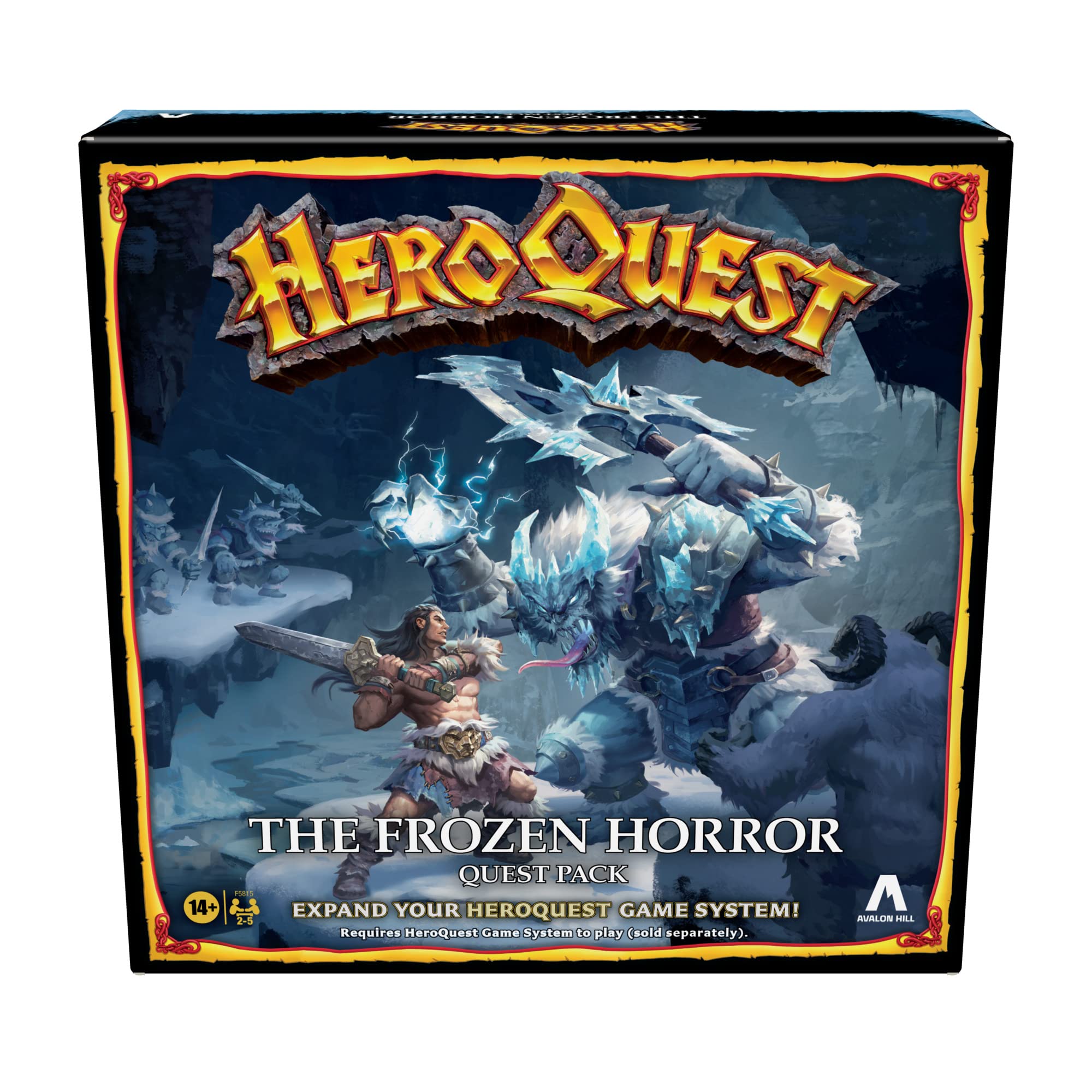 Avalon Hill HeroQuest The Frozen Horror Quest Pack for Ages 14 and Up, Requires Hero Quest Game System to Play, 64 x 267 x 267 Millimeters 4
