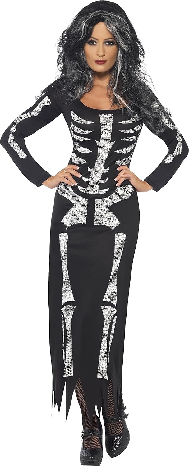 Smiffys Skeleton Costume - Women's Size 12-14