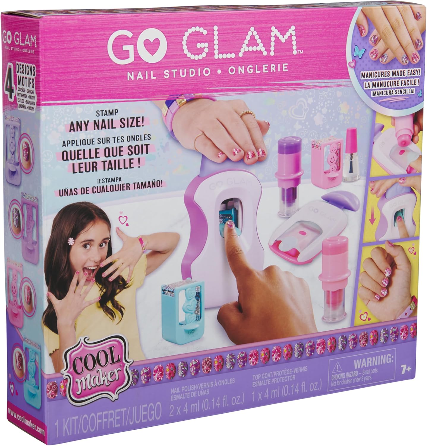 Cool Maker Go Glam Nail Studio Craft Kit for Kids 4