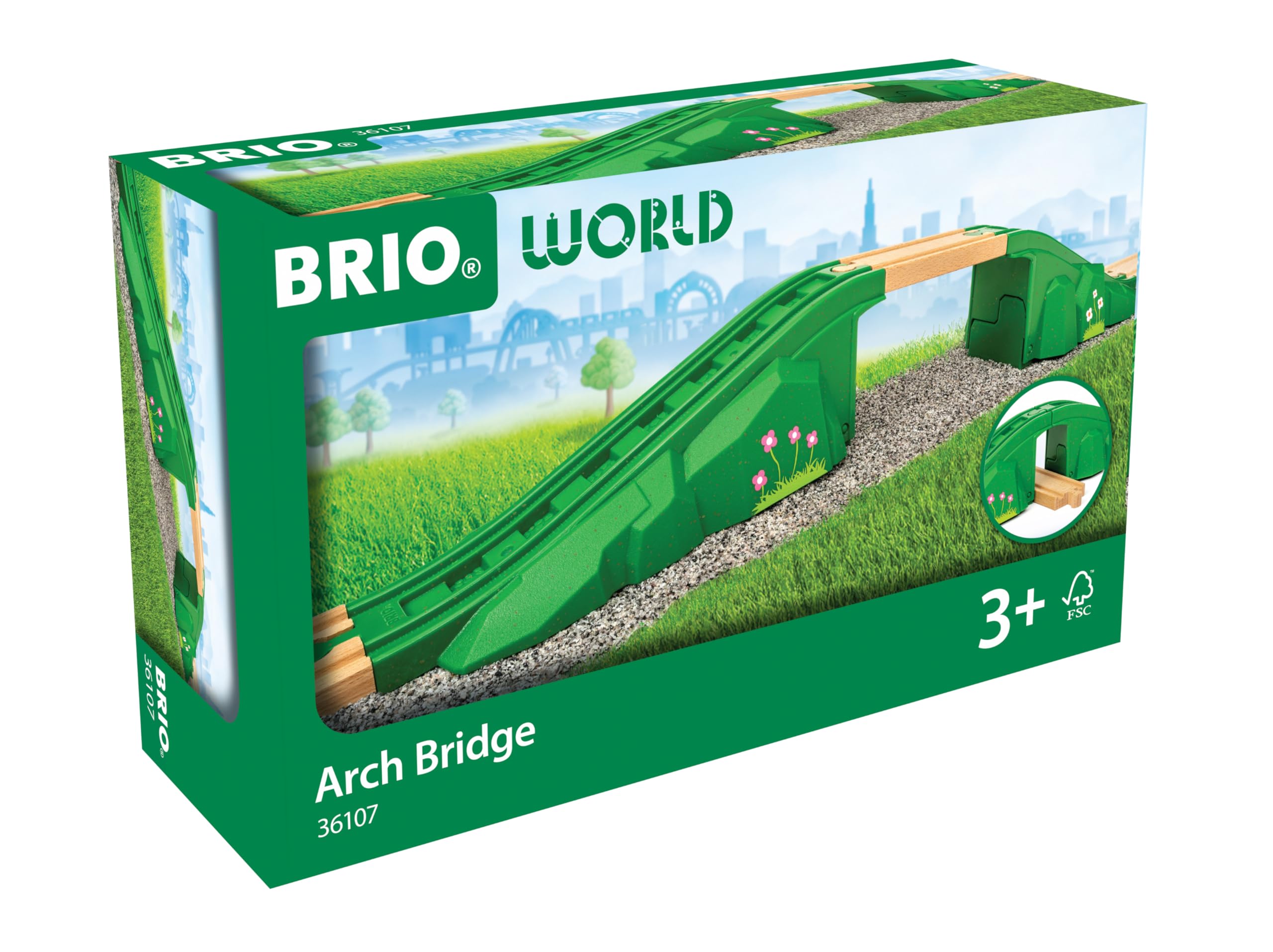 BRIO World Arch Bridge - Train Set Accessory for Kids 3 Years+ 8