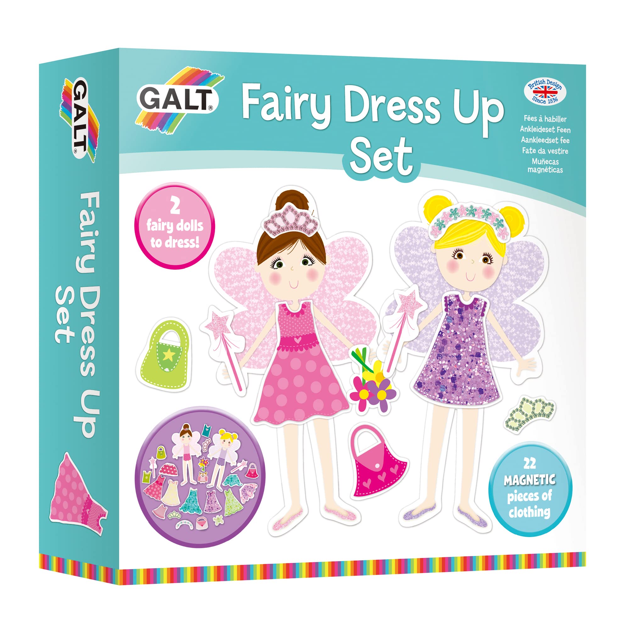Galt Fairy Dress Up Set - Magnetic Craft Playset for Kids Ages 3+ 7