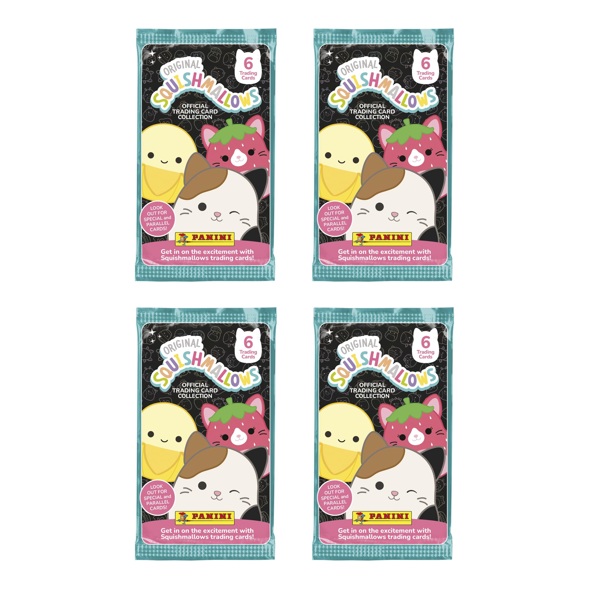 Squishmallows Official Trading Card Collection Multipack 4