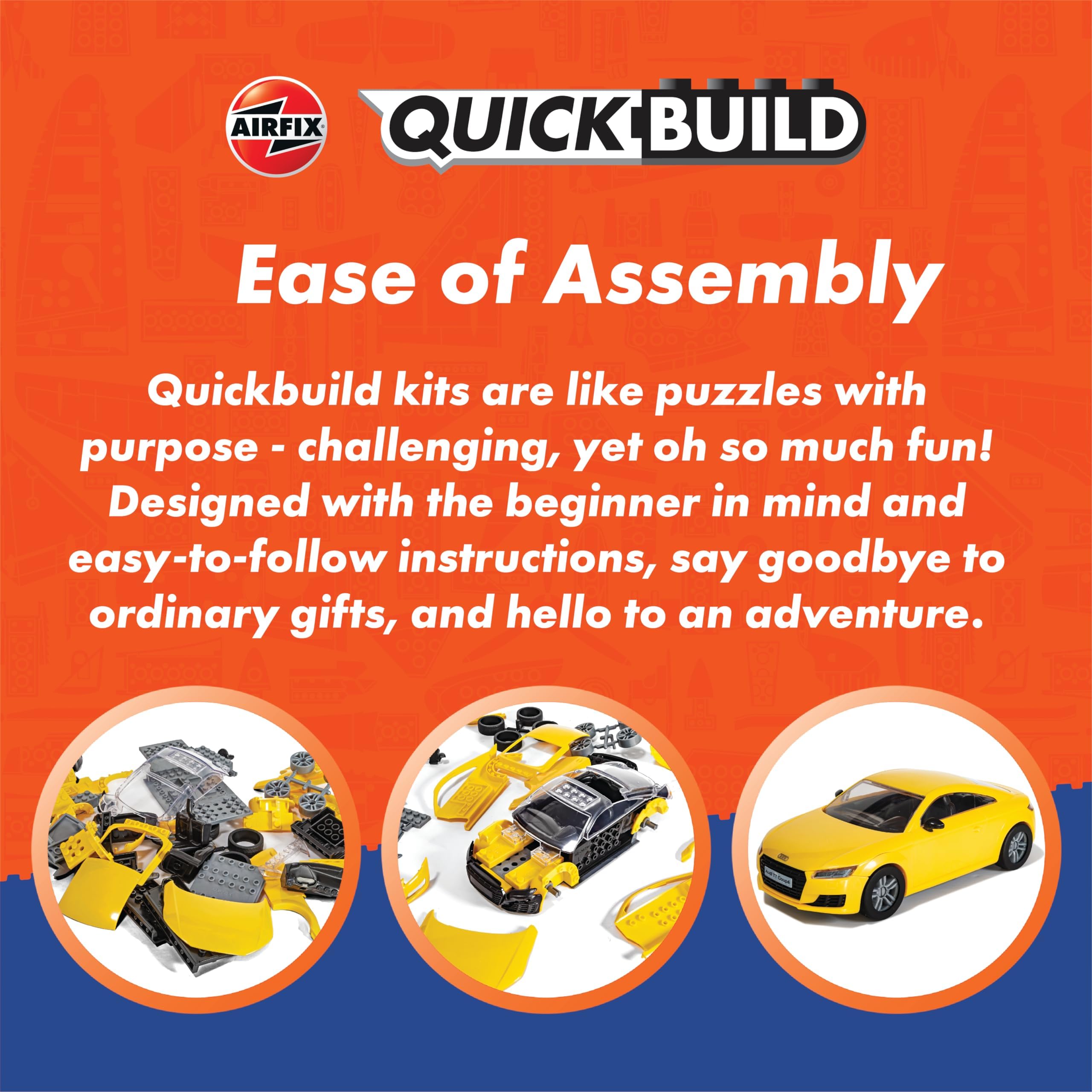 Airfix QUICKBUILD F22 Raptor Modellbausatz – Snap-Fit Kampfjet für Kinder ab 6 Jahren 4