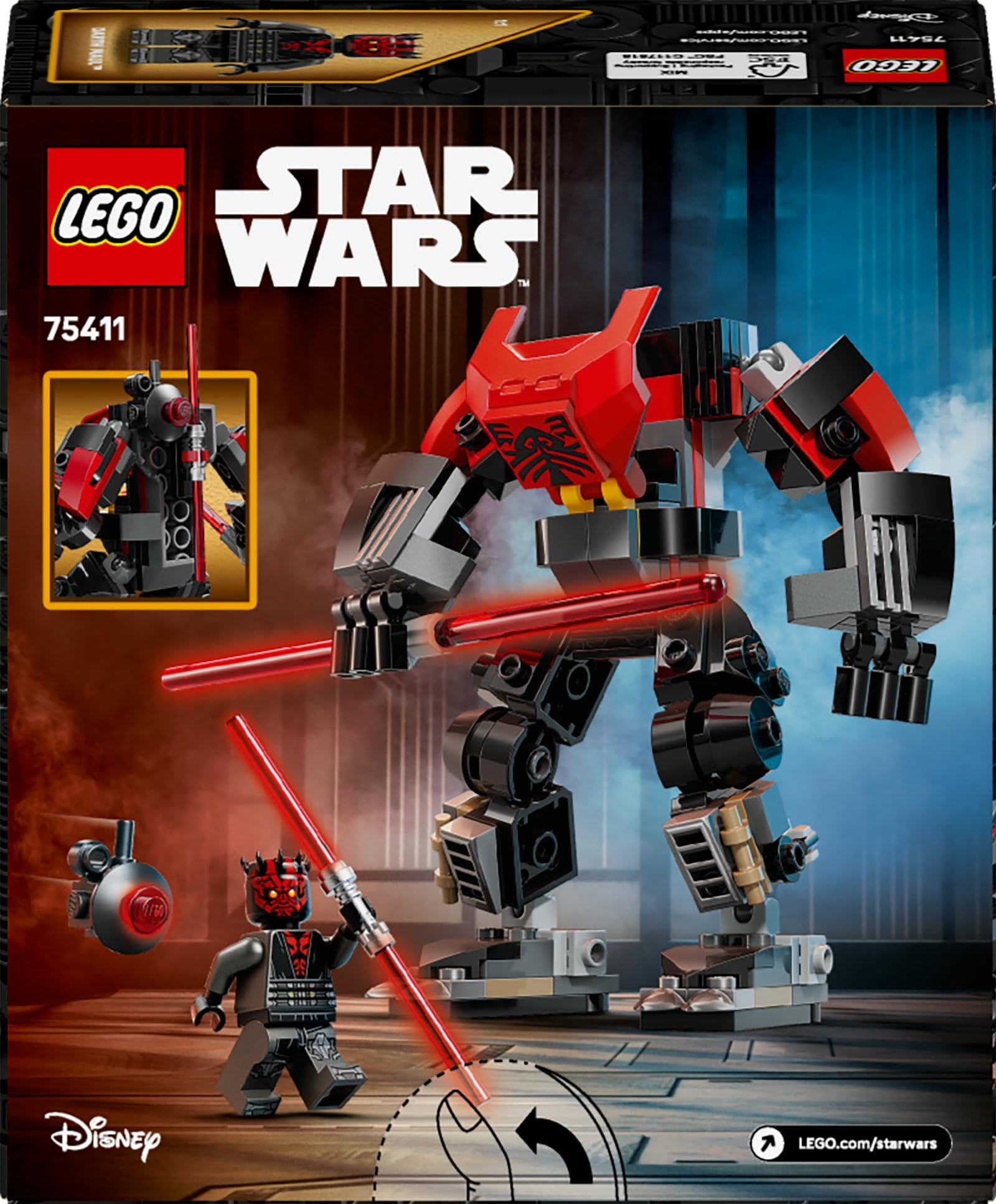 LEGO Star Wars Darth Maul Mech Building Toy - 143-Piece Set for Kids Ages 6+ 5