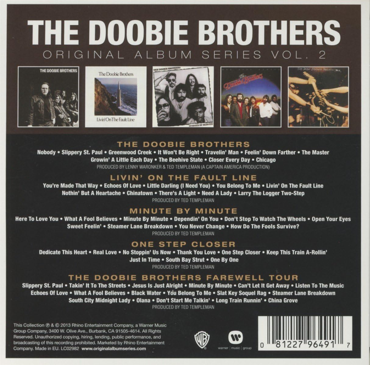 The Doobie Brothers - Original Album Series, Vol. 2 [Audio CD]