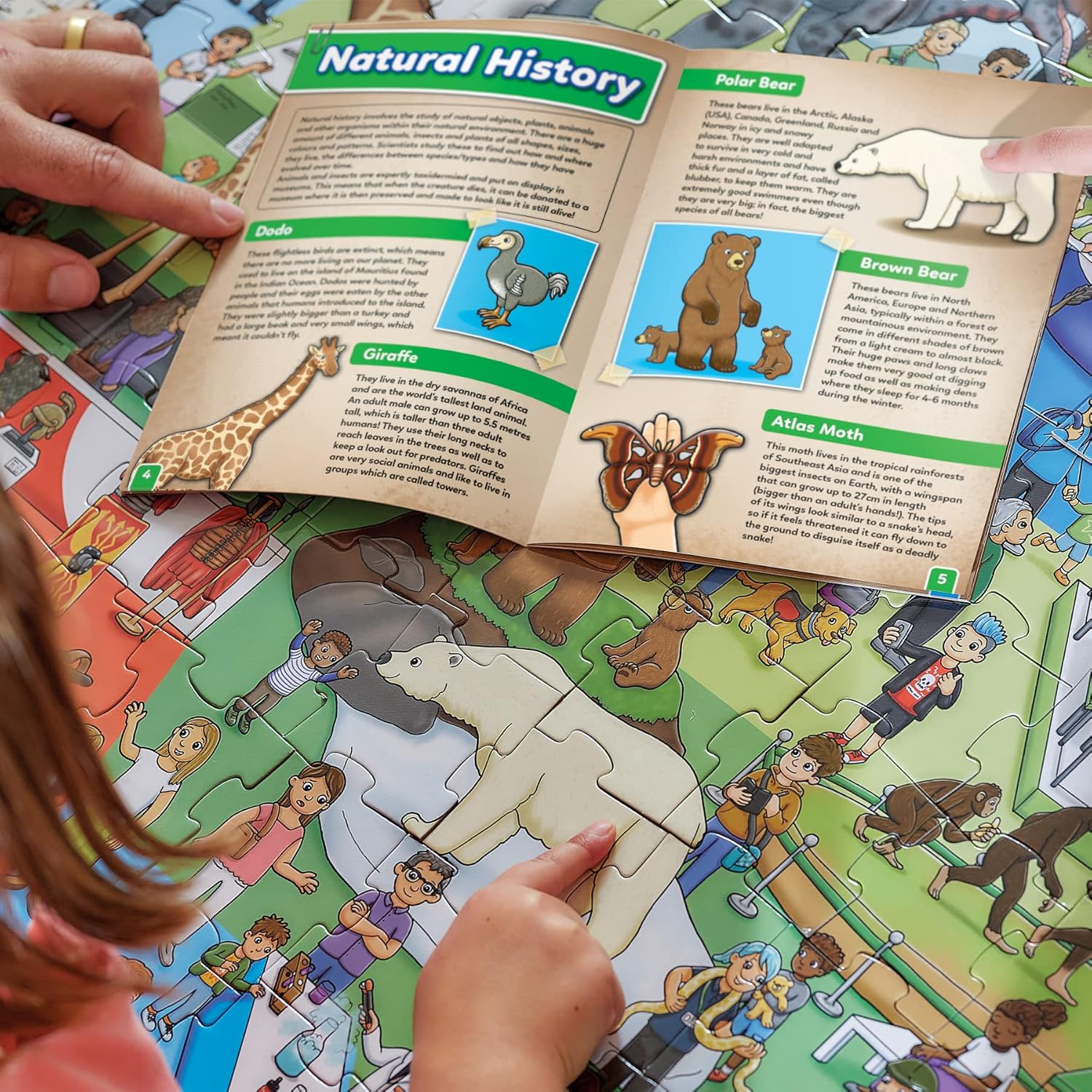 Orchard Toys At The Museum 150-Piece Jigsaw Puzzle - Educational History Puzzle for Kids 3