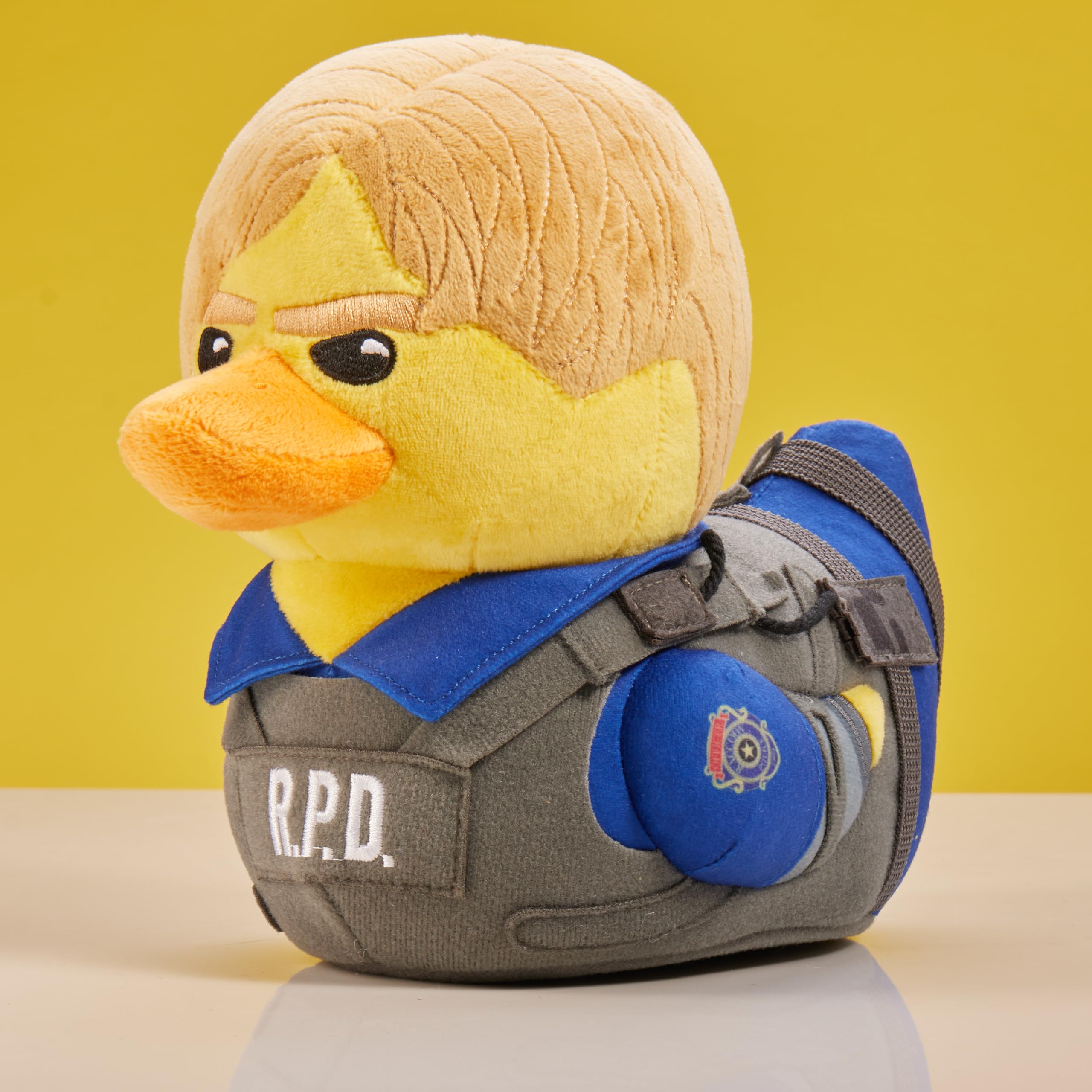TUBBZ Plush: Leon Kennedy - Resident Evil Cosplaying Rubber Duck Soft Plush - 9 Inch Collectible 5