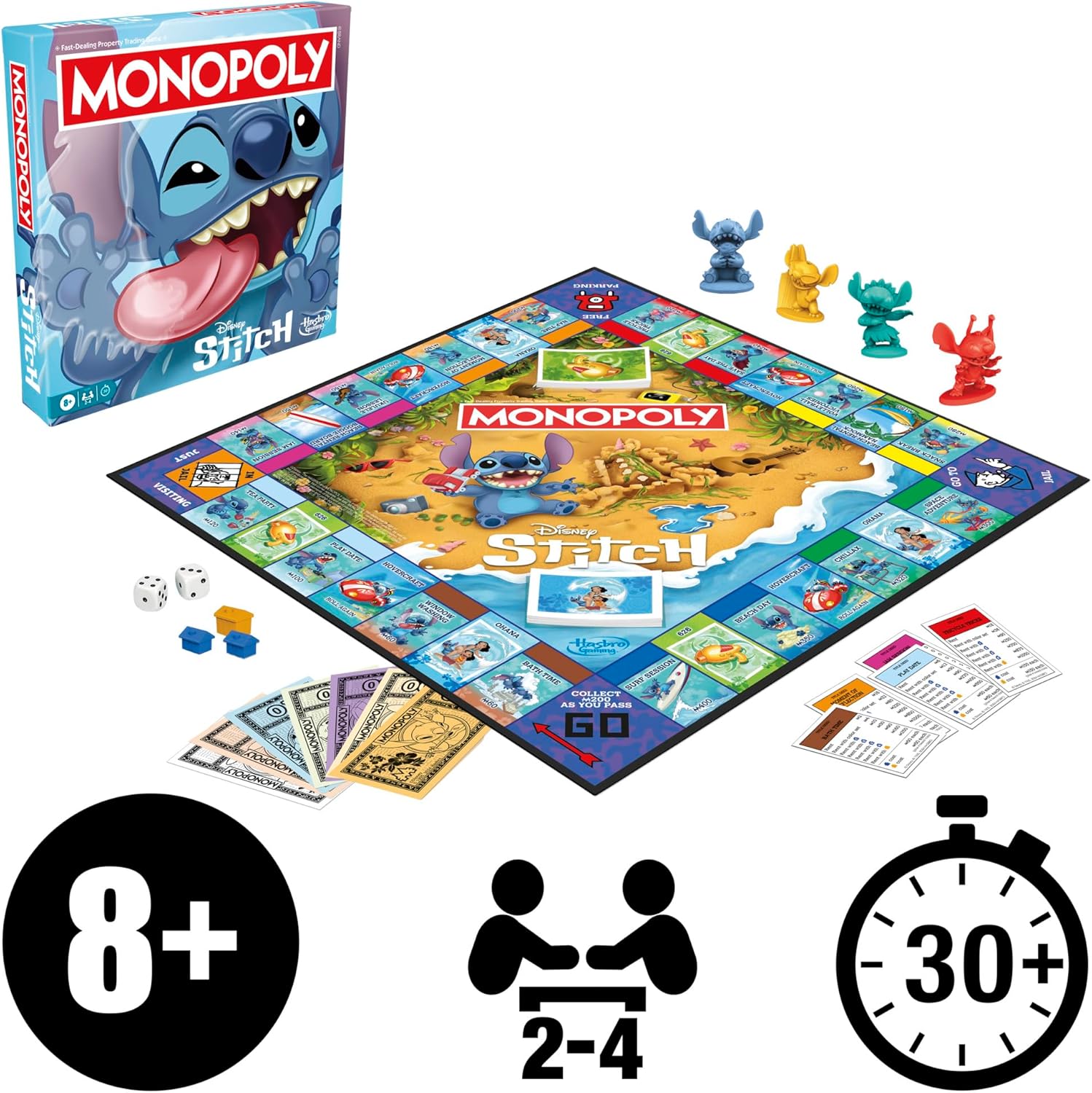 Monopoly Disney Stitch Edition Board Game - English Version 7