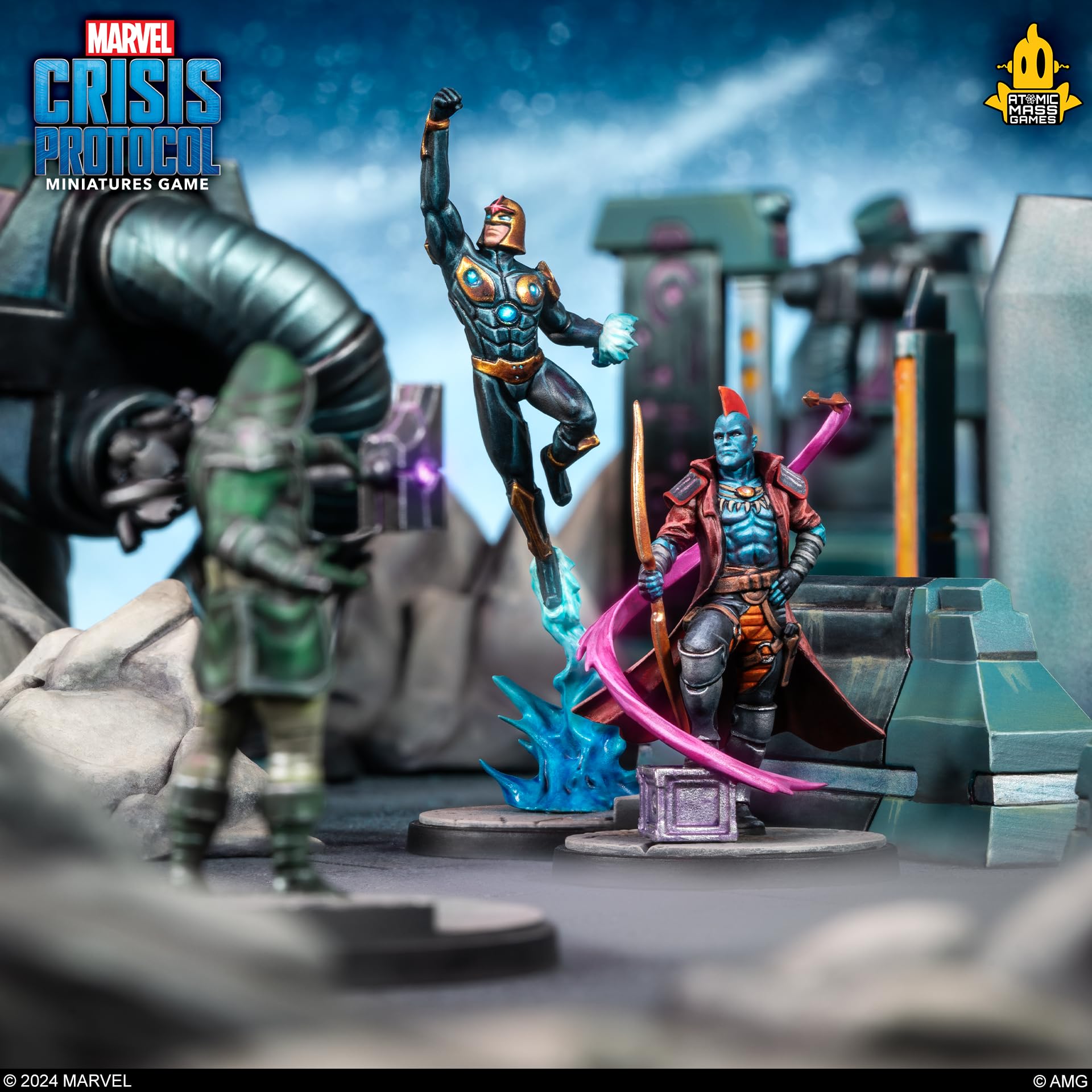 Atomic Mass Games Marvel Crisis Protocol - Yondu & Nova Miniatures Expansion 5