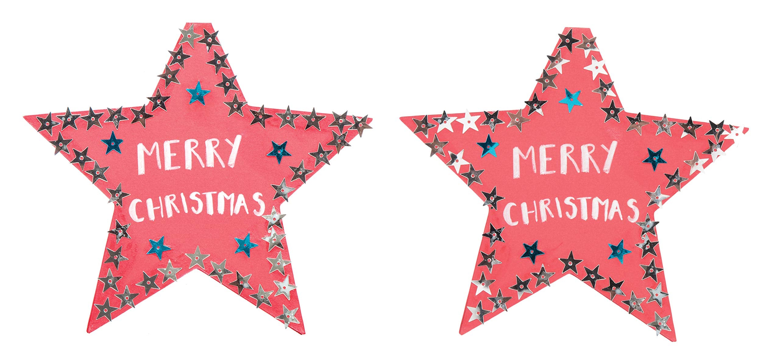 Baker Ross Star Shaped Sequins for Kids - 90g Assorted Coloured Craft Sequins (AV867) 5