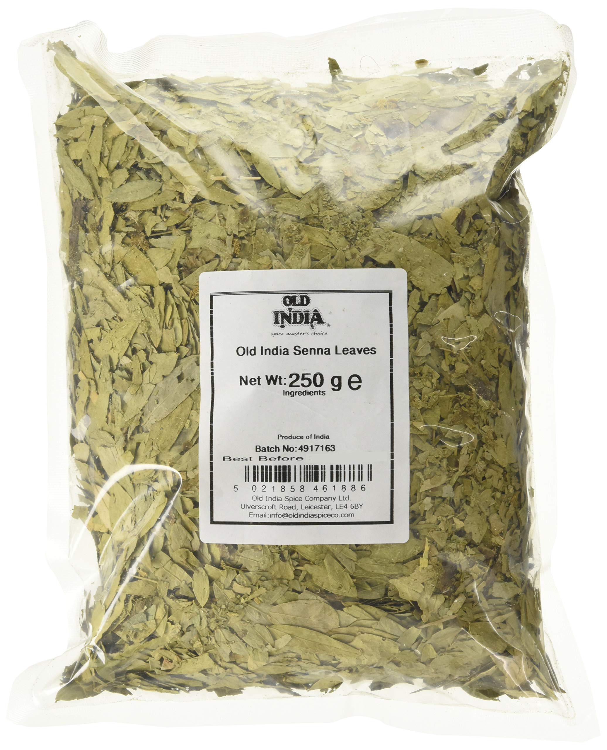 Old India Senna Leaves 250g - Natural Herbal Spice for Cooking