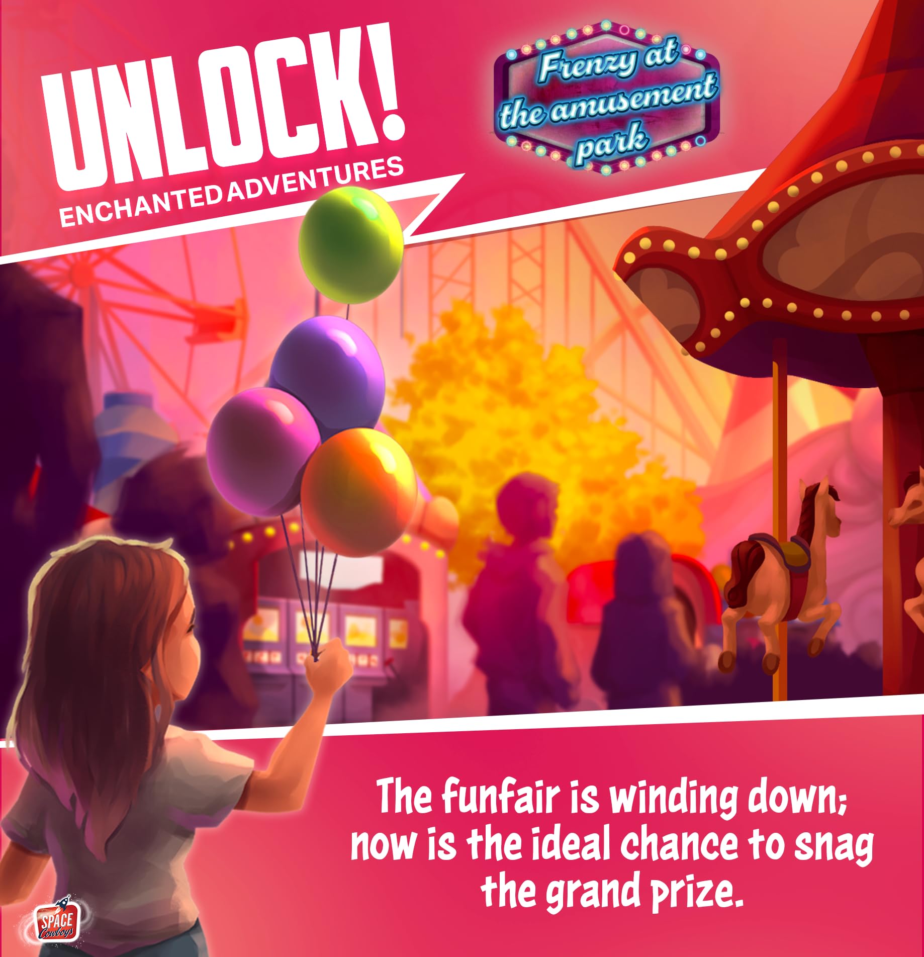 Asmodee Unlock! 14: Enchanted Adventures Cooperative Escape Room Card Game 4