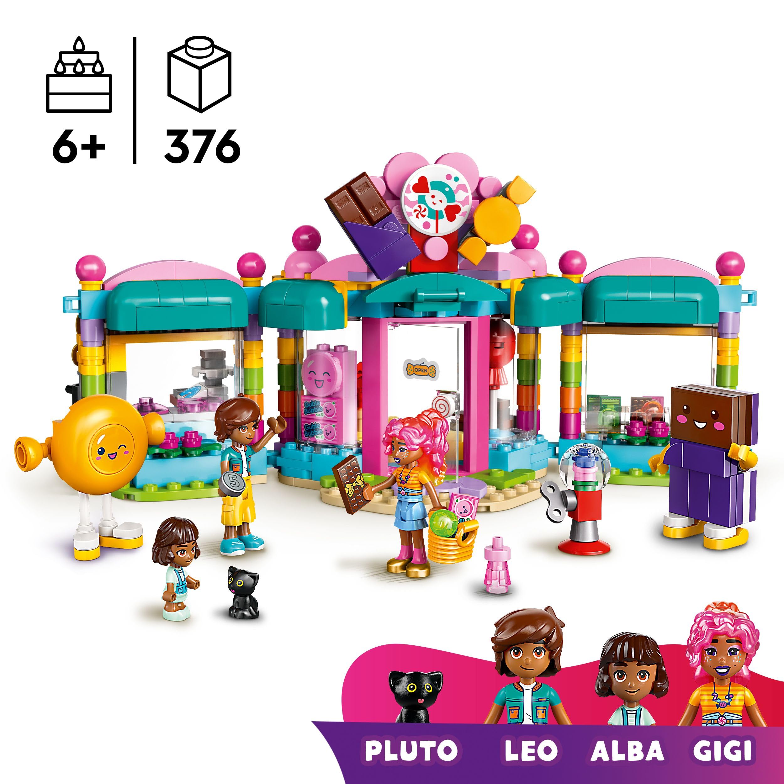LEGO Friends Heartlake City Sweet Shop Set - Building Toy for Kids 6+ 5