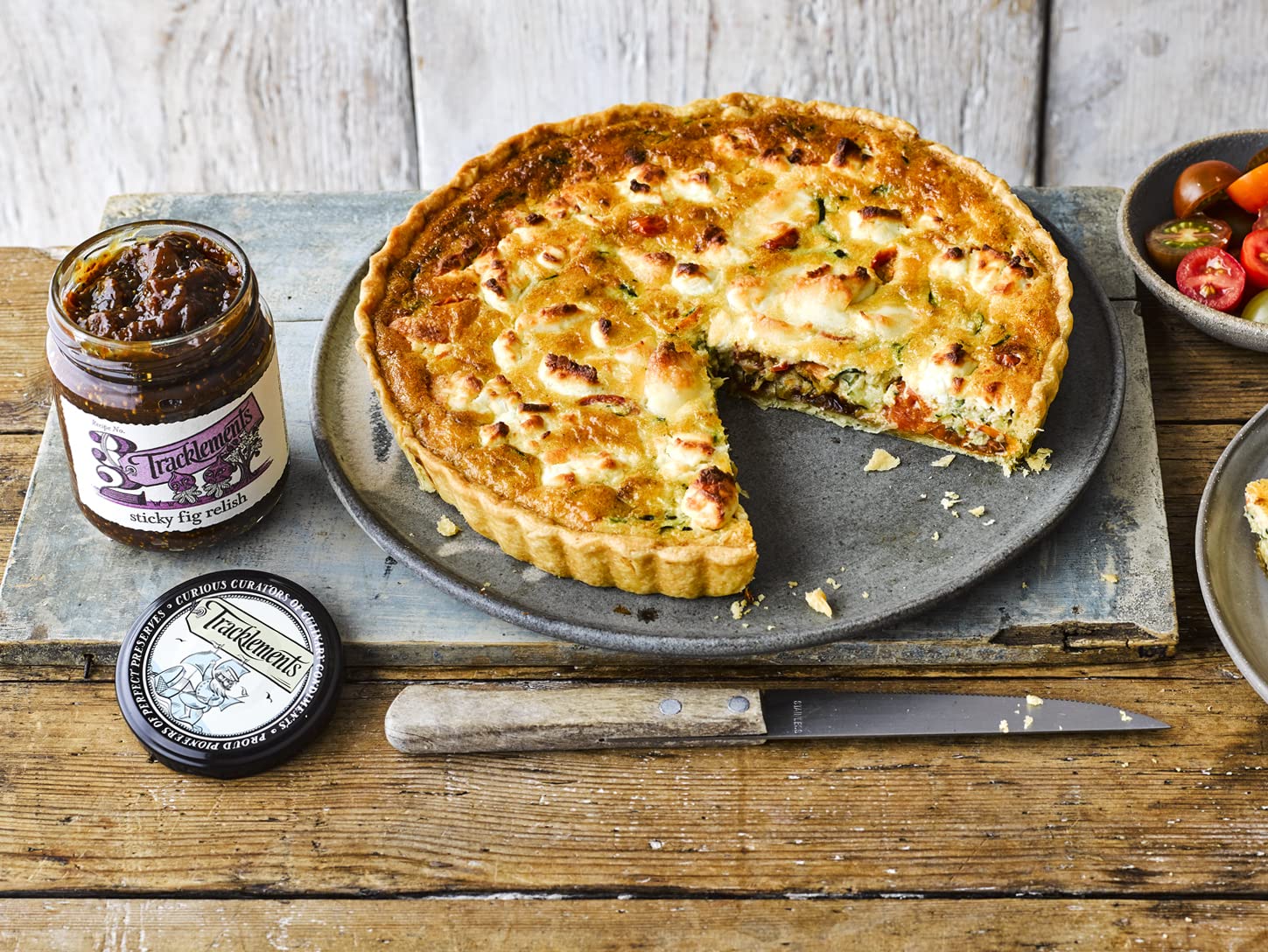 Tracklements Sticky Fig Relish – Veganes &amp; Glutenfreies Gewürz, 250 g